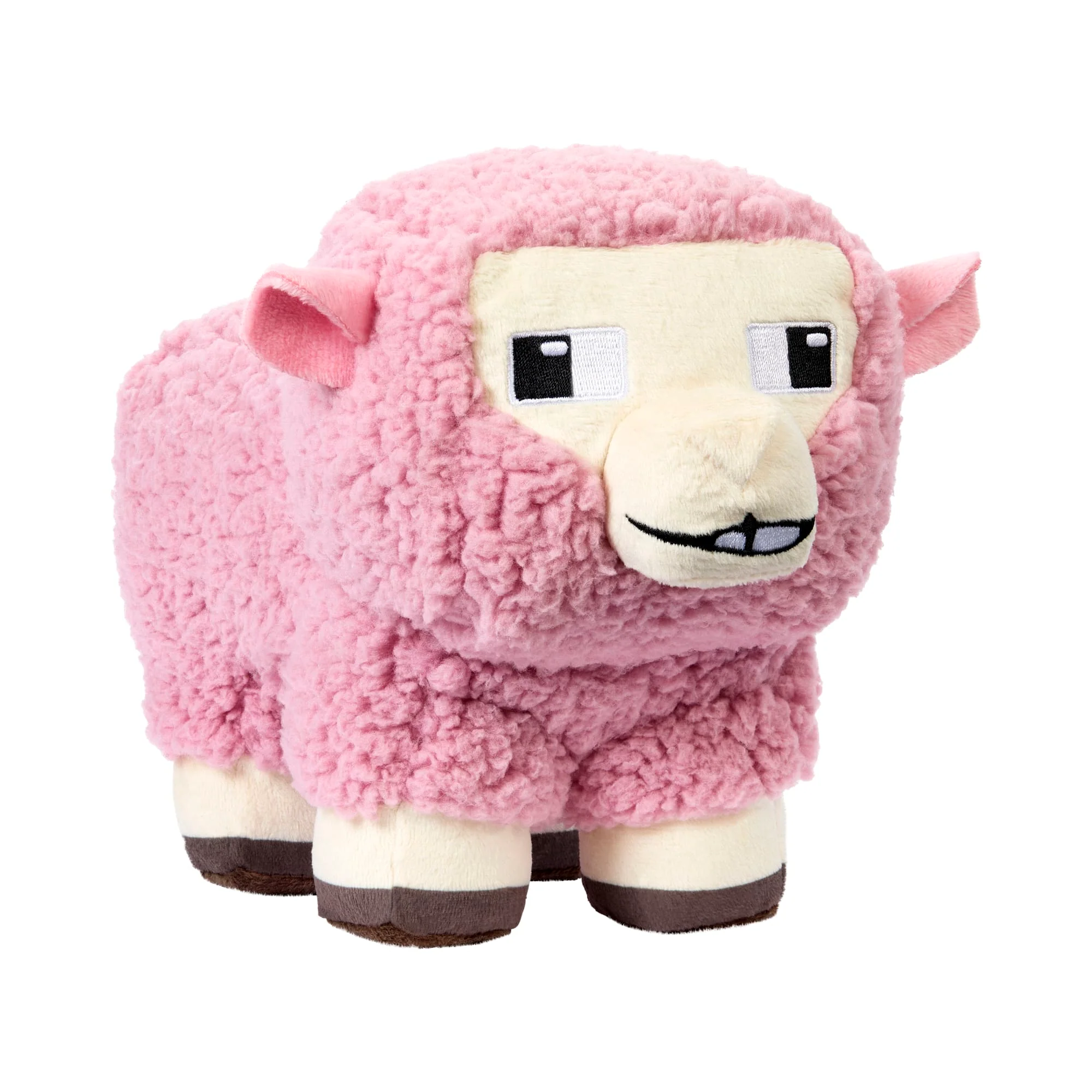 Minecraft Pink Sheep Plush Toy, 8-Inch Collectible Soft Doll Inspired By A Minecraft Movie - Image 3