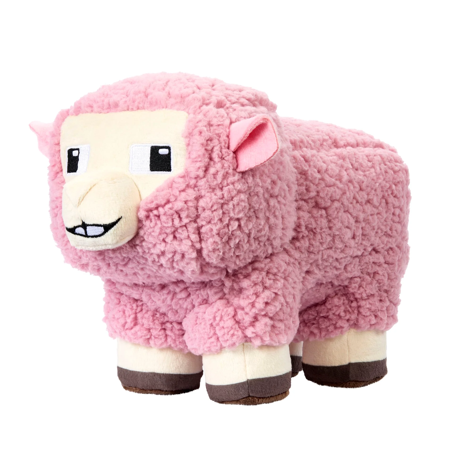 Minecraft Pink Sheep Plush Toy, 8-Inch Collectible Soft Doll Inspired By A Minecraft Movie - Image 4