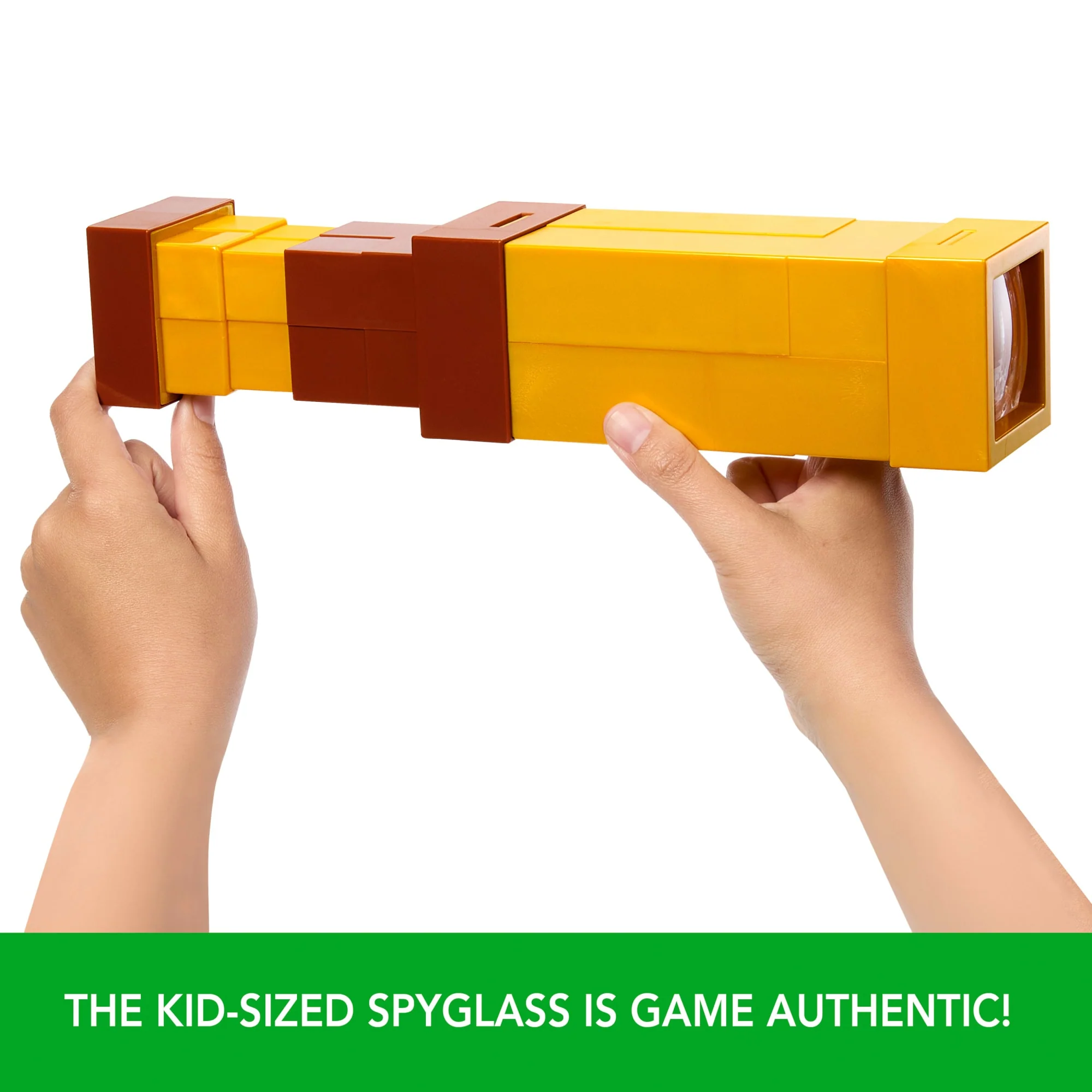 Minecraft Pixel Spyglass Toy With Pixelating View Lens, Kid-Size Accessory For Role-Play & Costumes - Image 3