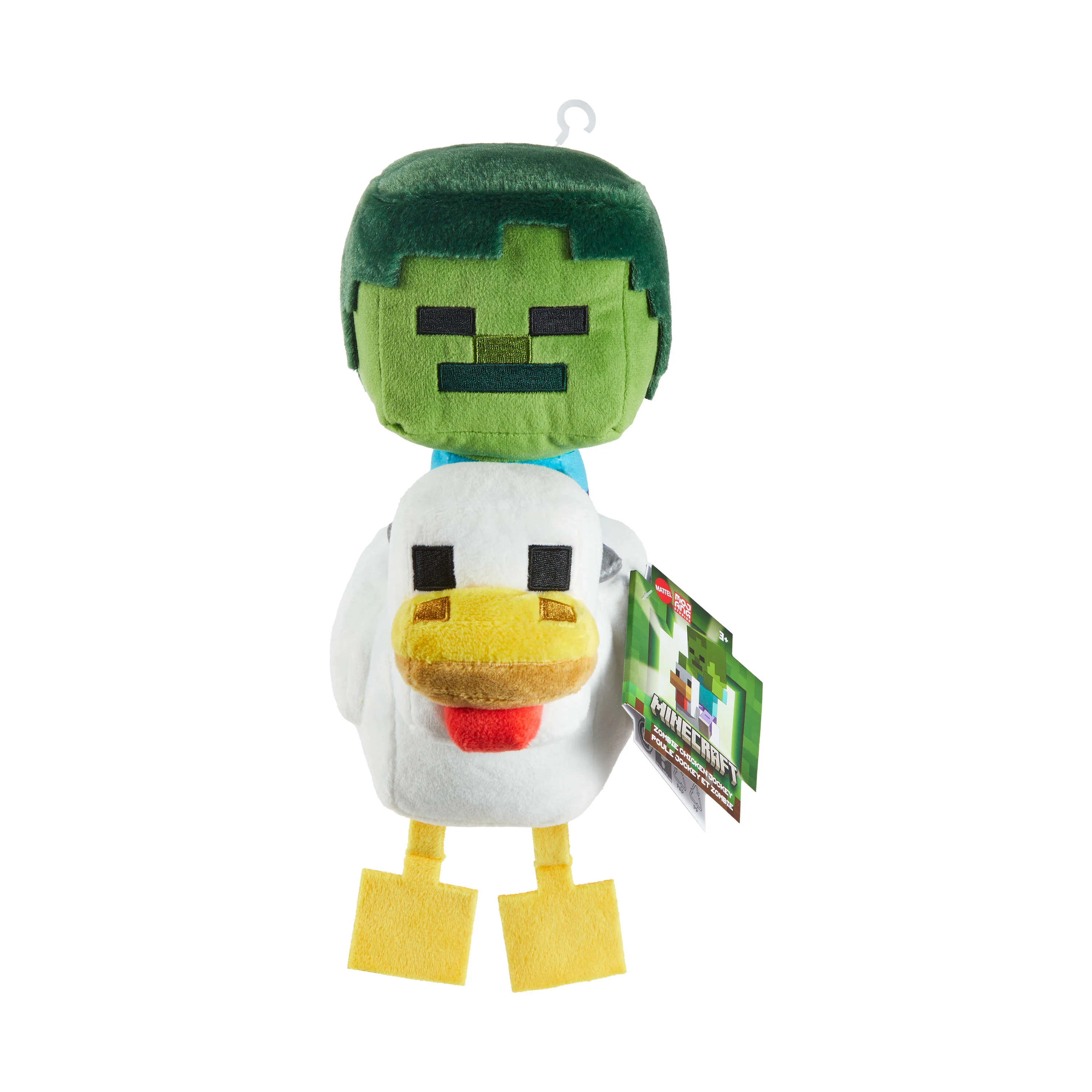 Minecraft Plush Zombie Chicken Jockey Toy, 8-Inch Soft Doll Inspired By The Video Game Character - Image 6