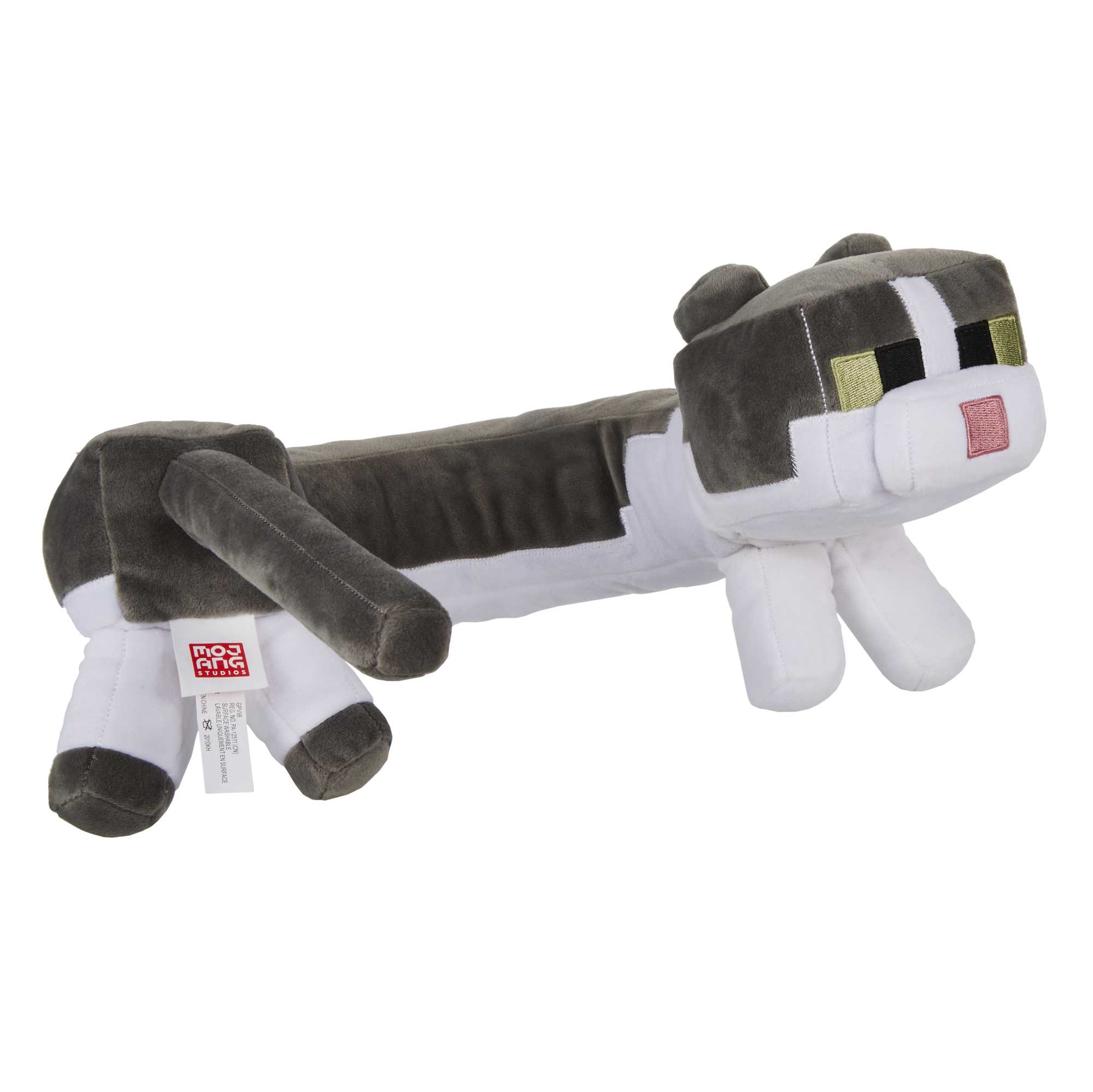 Minecraft Purring Sounds Neck Pillow, Cat Plush Toy With Sound For Travel - Image 4