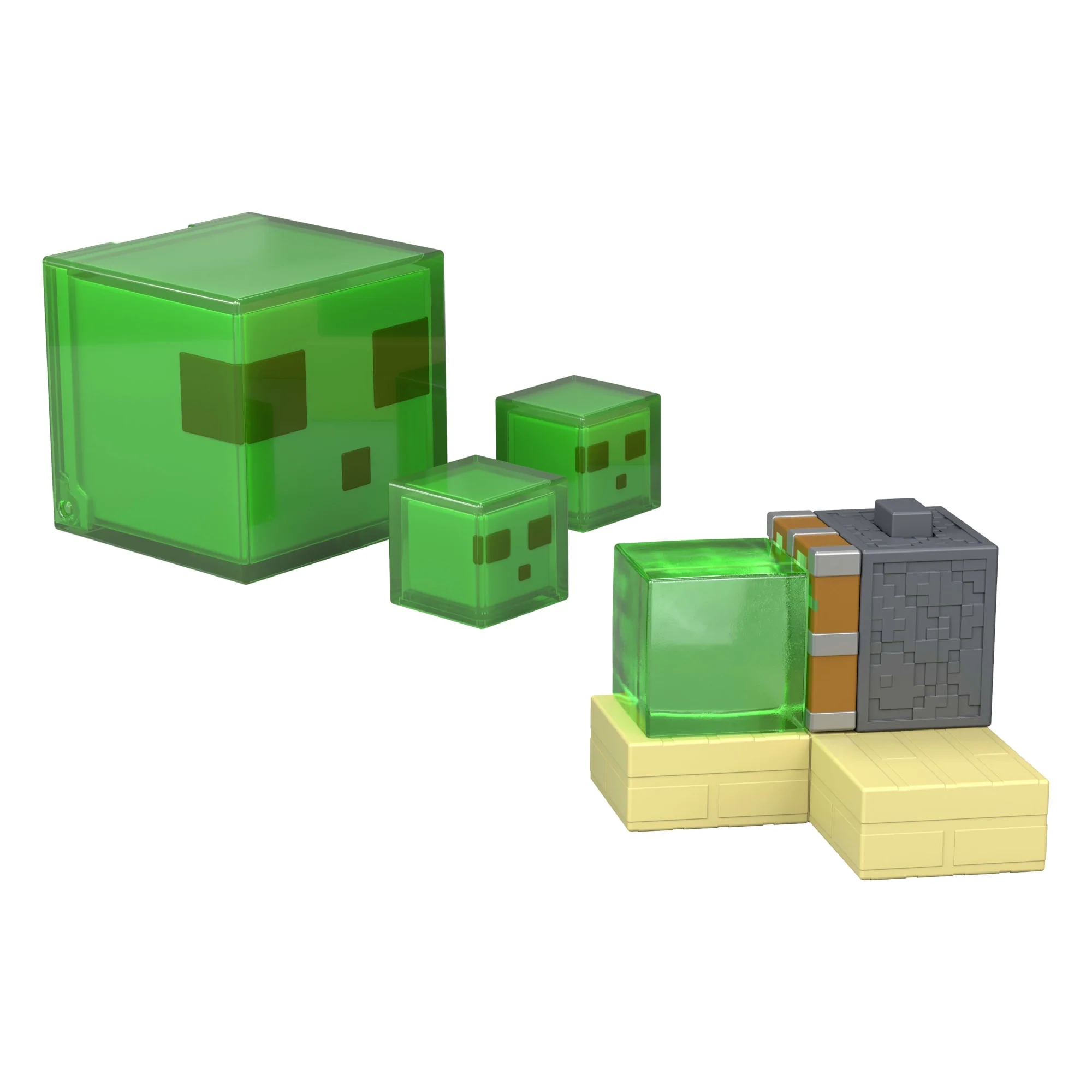Minecraft Redstone Charged Sticky Piston Trap Set With Action Figure, Accessories & Moving Mechanism