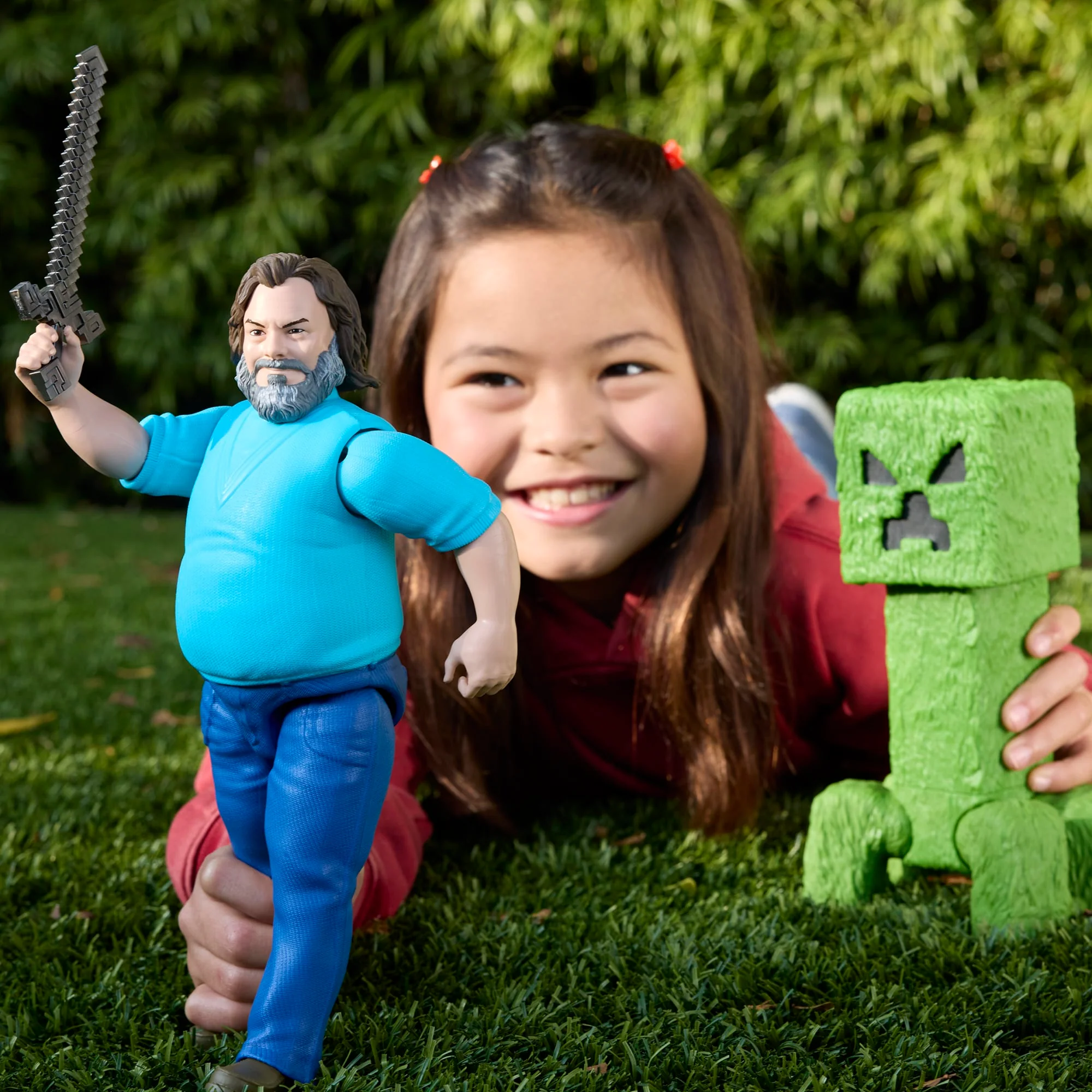 Minecraft Steve Large-Scale Action Figure, 12-inch Character Collectible inspired By The Movie - Image 2