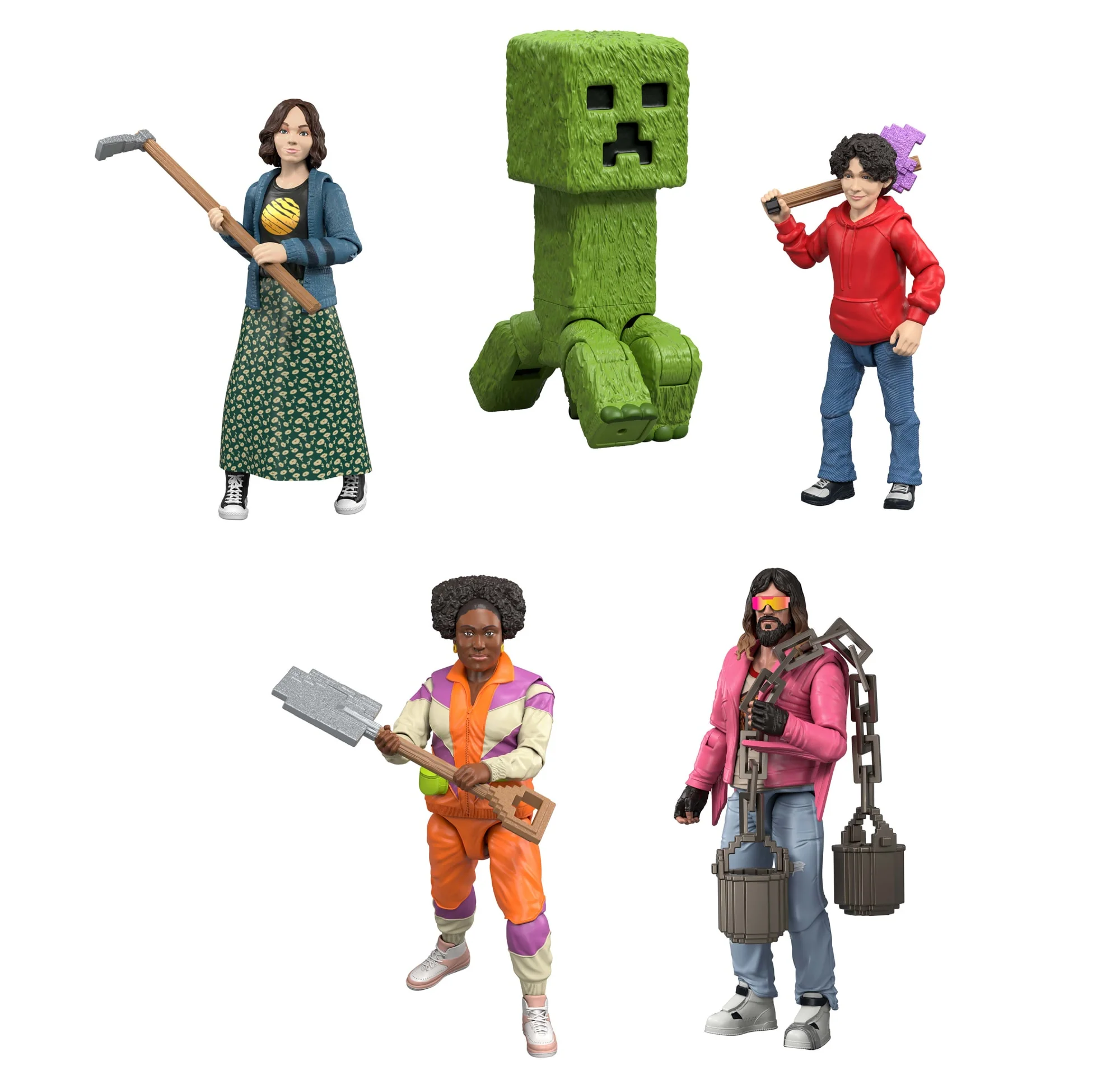 Minecraft Ultimate Movie Set With 8 Action Figures & 8 Accessories, Inspired By A Minecraft Movie - Image 4