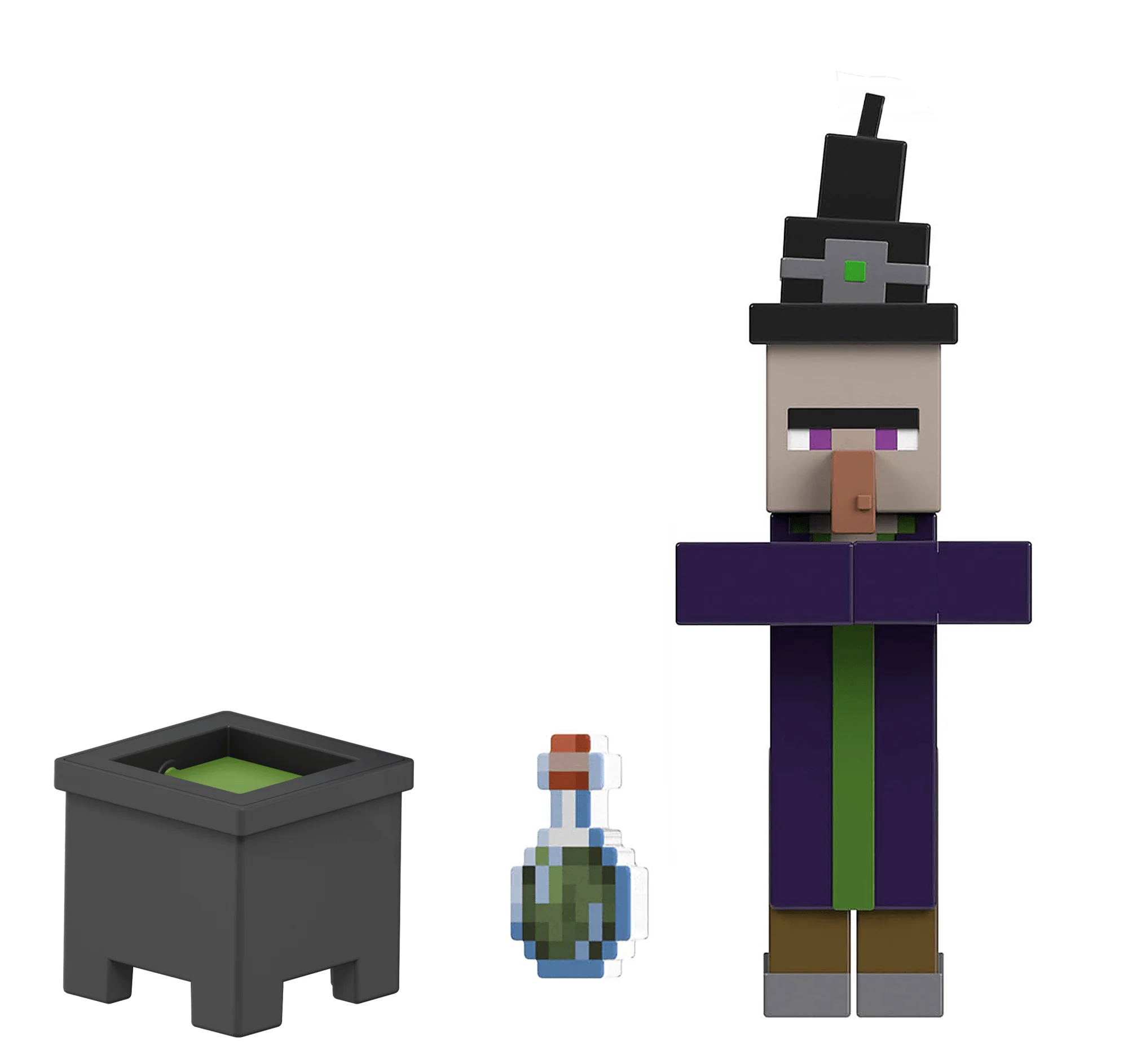 Minecraft Vanilla Figura de Ação Bruxa 3.25" - Image 3