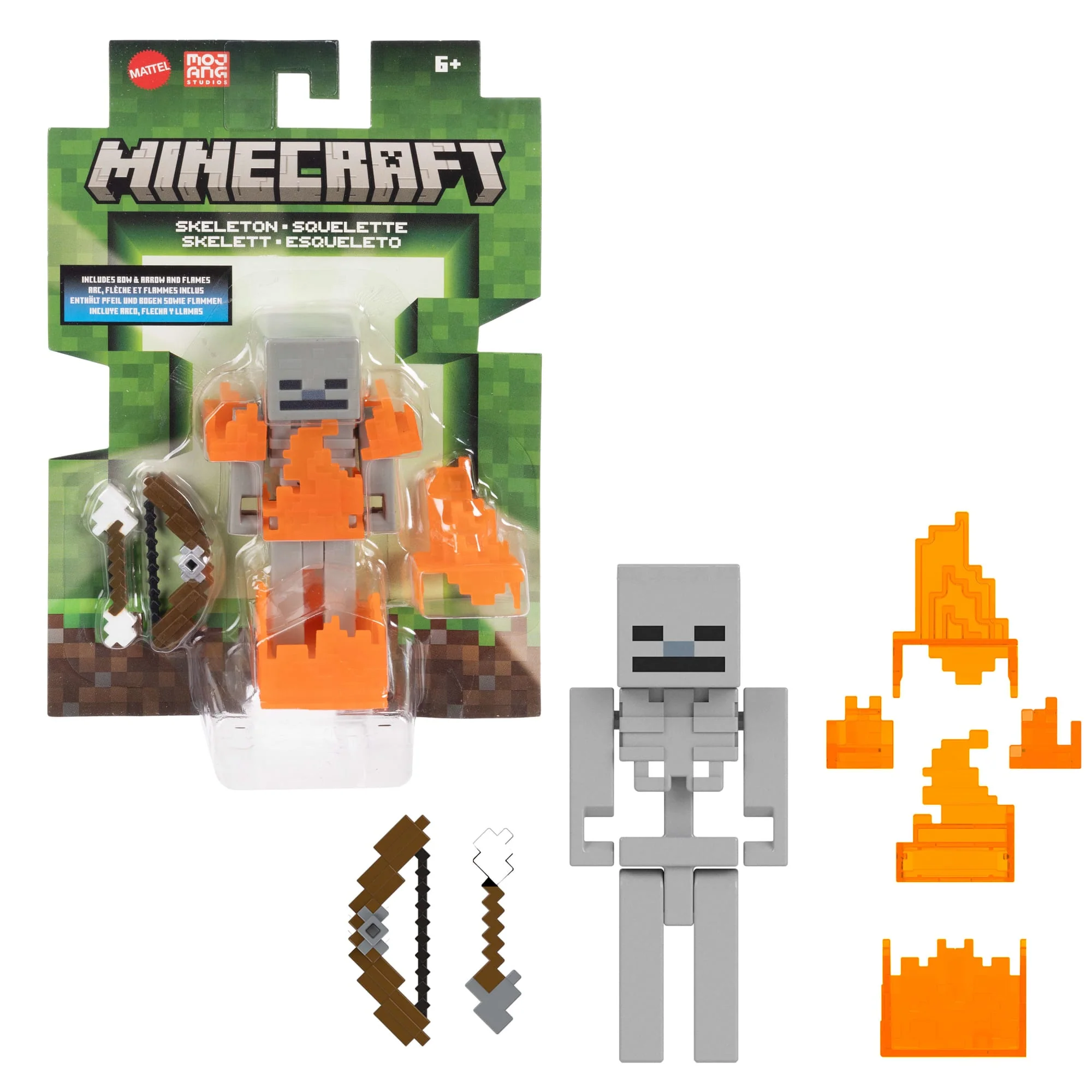 Minecraft Vanilla Figura de Acción Esqueleto 3.25"