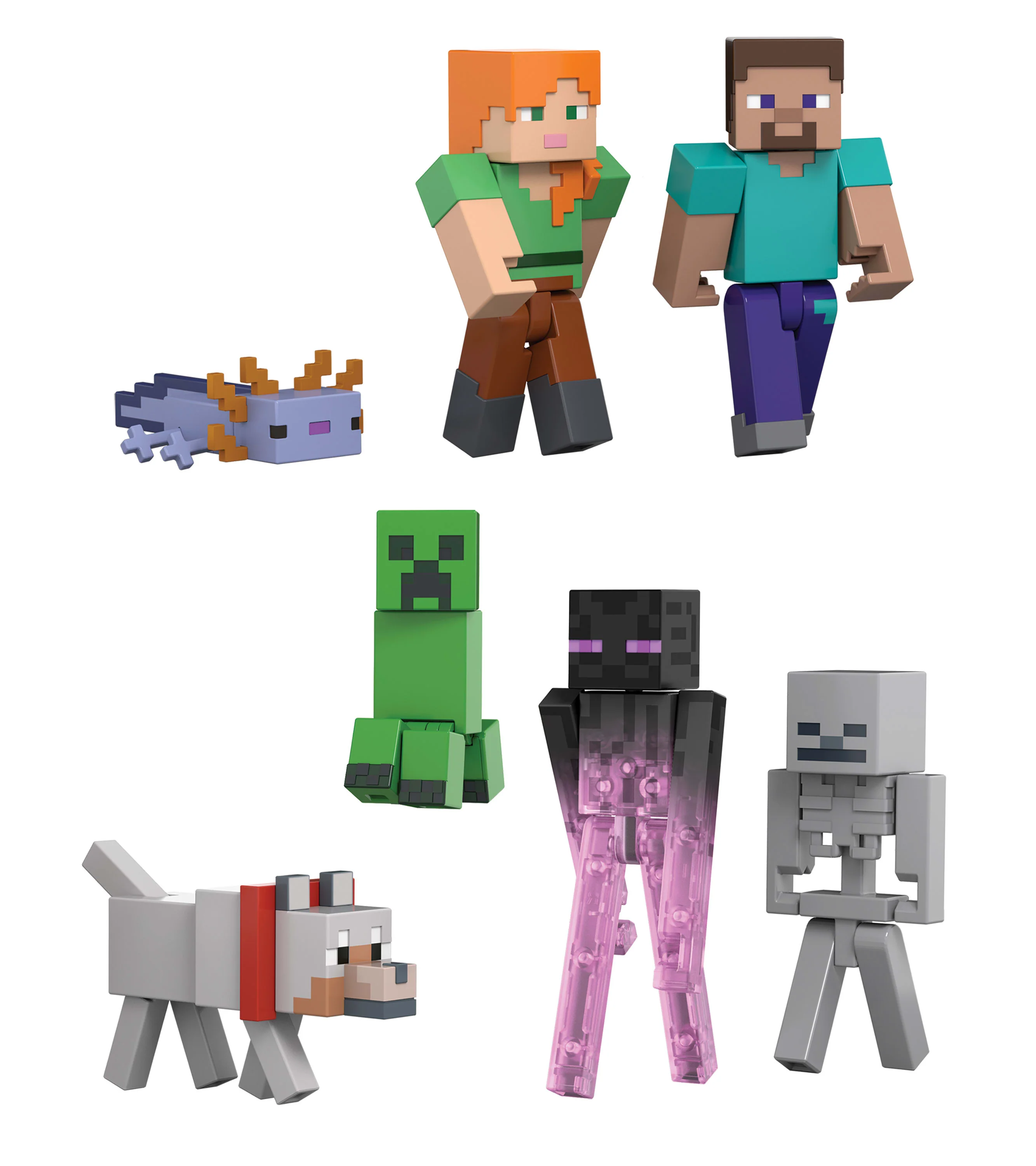 Minecraft Vanilla Figura de Accion Paquete Constructor de Mundos de 3.25 pulgadas - Image 3