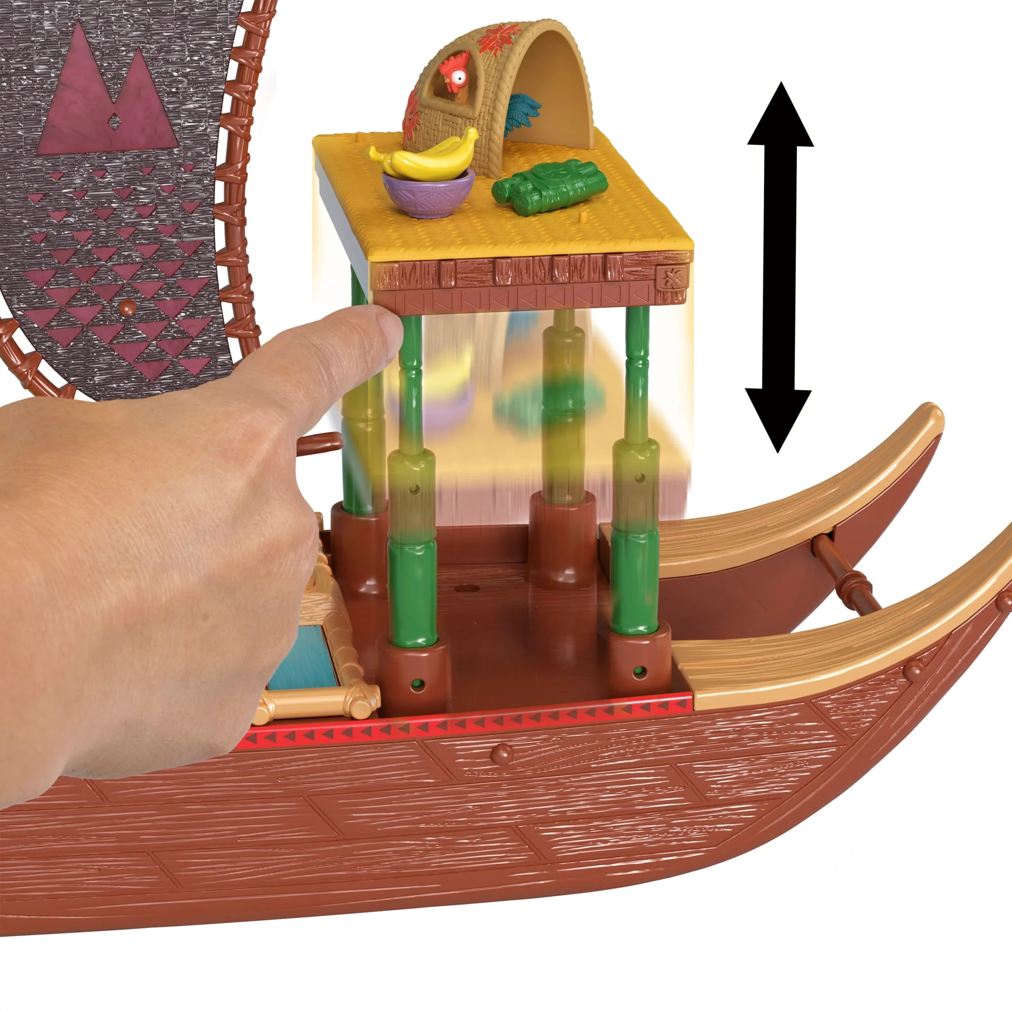 Moana 2 Set de Juego Bote de Aventuras con Mini Muñeca y Accesorios - Image 3