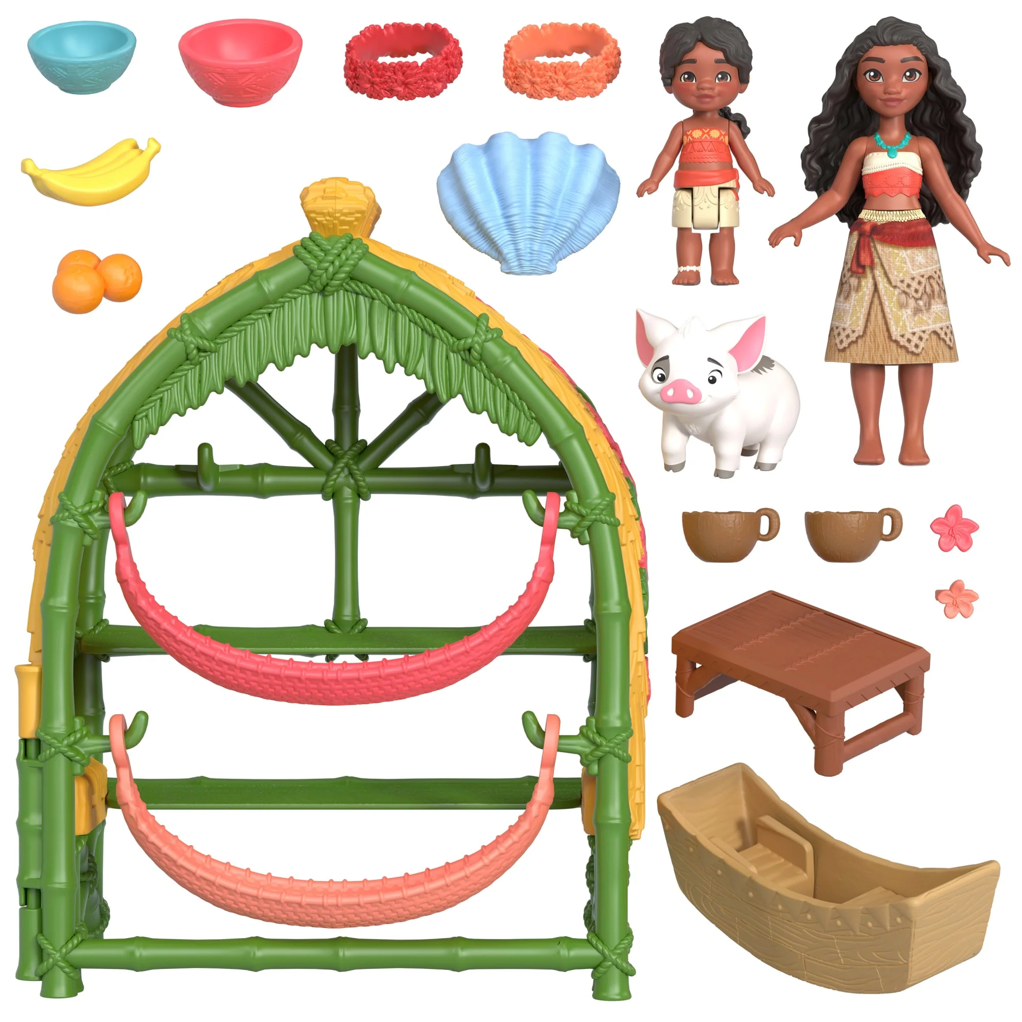 Moana 2 Set de Juego Hogar de Moana y Simea con Pua y Accesorios - Image 6