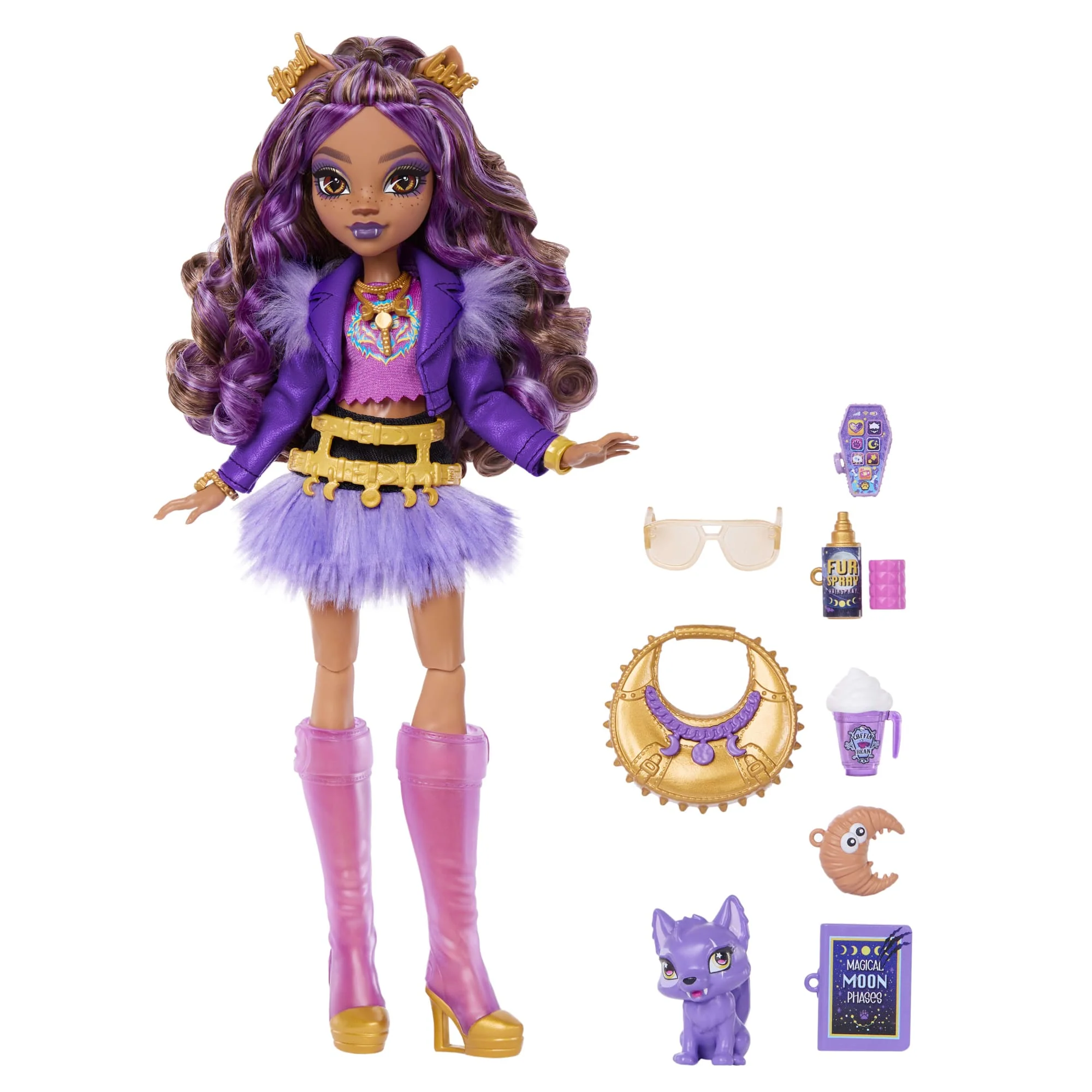 Monster High Boneca Monster high boneca looks monstruoso clawdeen - Image 5