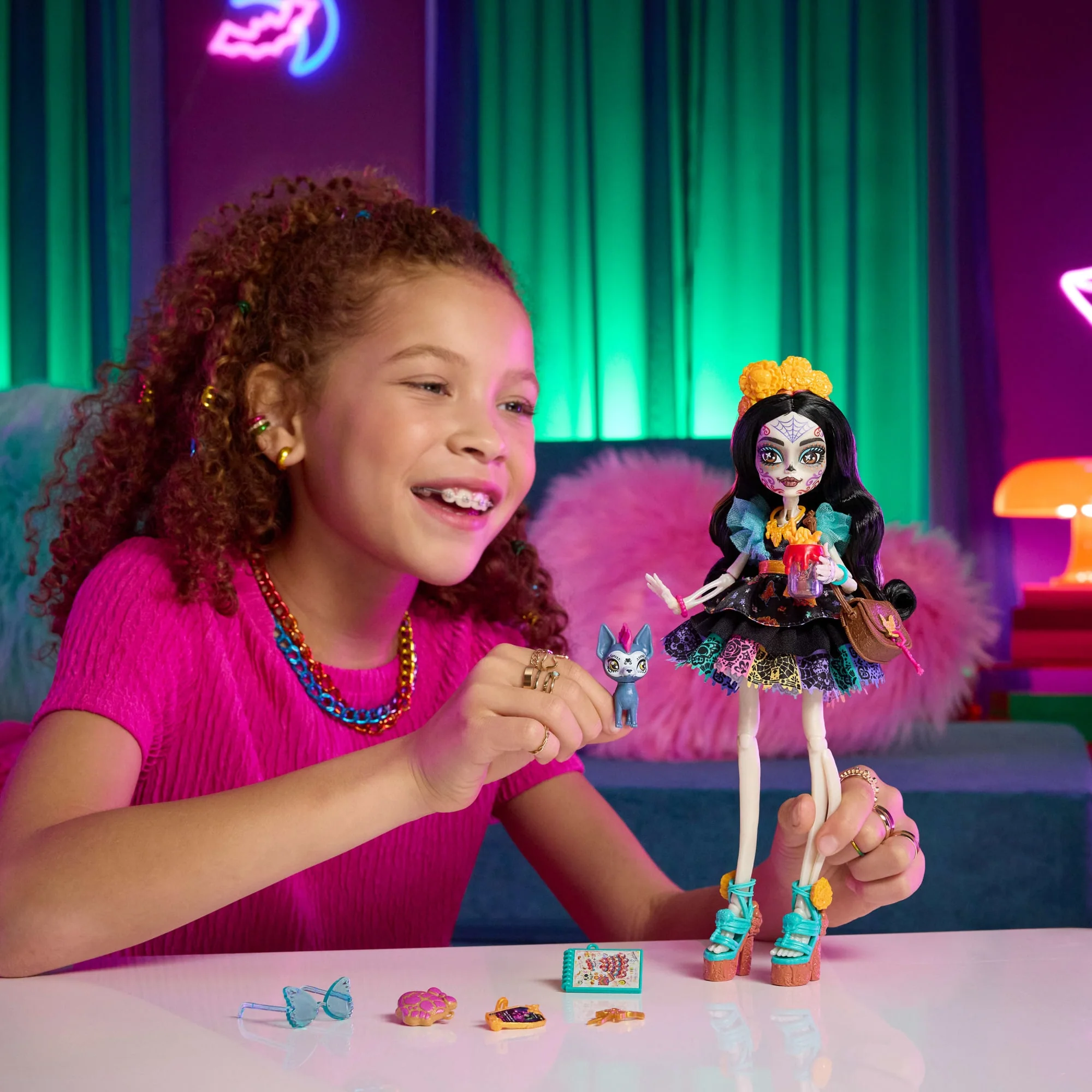Monster High Boneca Monster high boneca looks monstruoso skelita - Image 2
