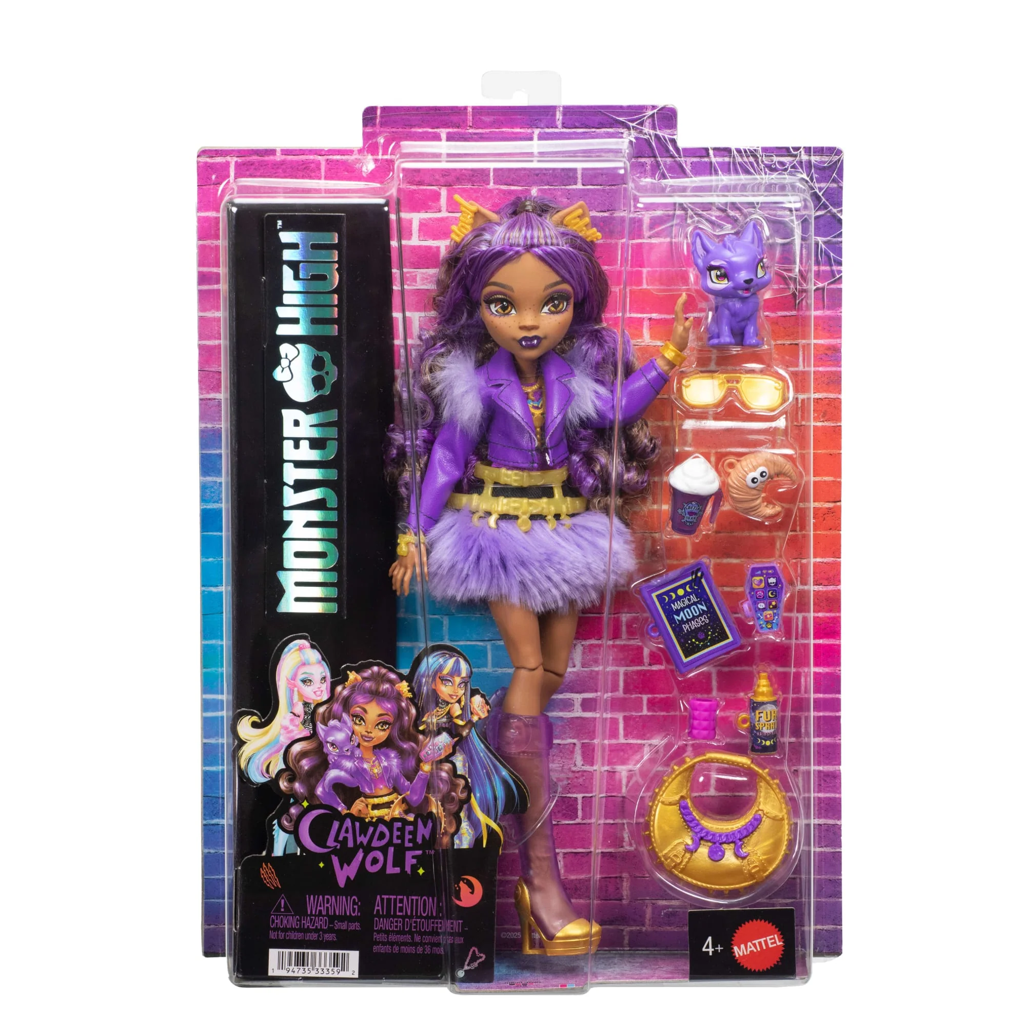 Monster High Muñeca Look Monstruoso Clawdeen - Image 6