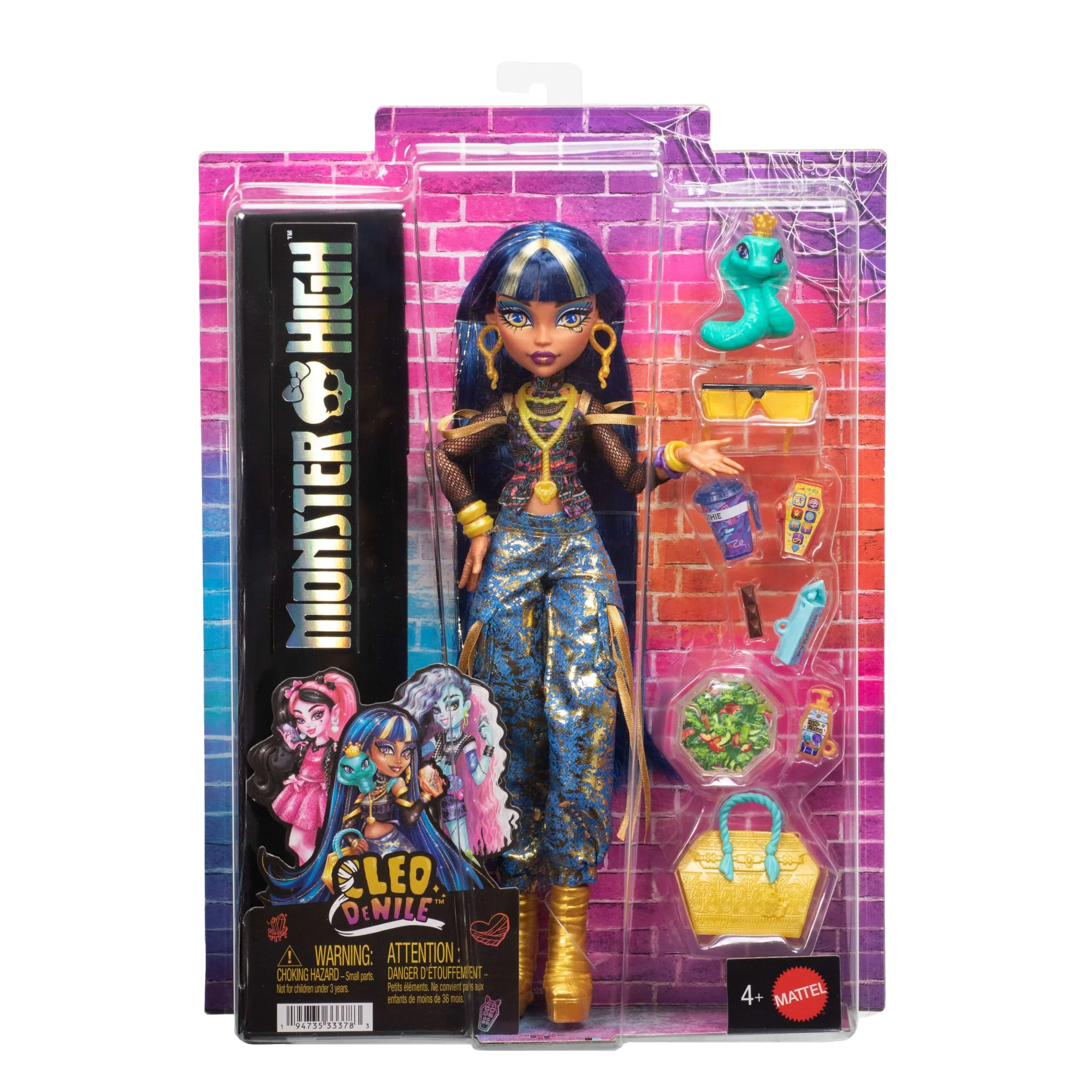 Monster High Muñeca Look Monstruoso Cleo - Image 6