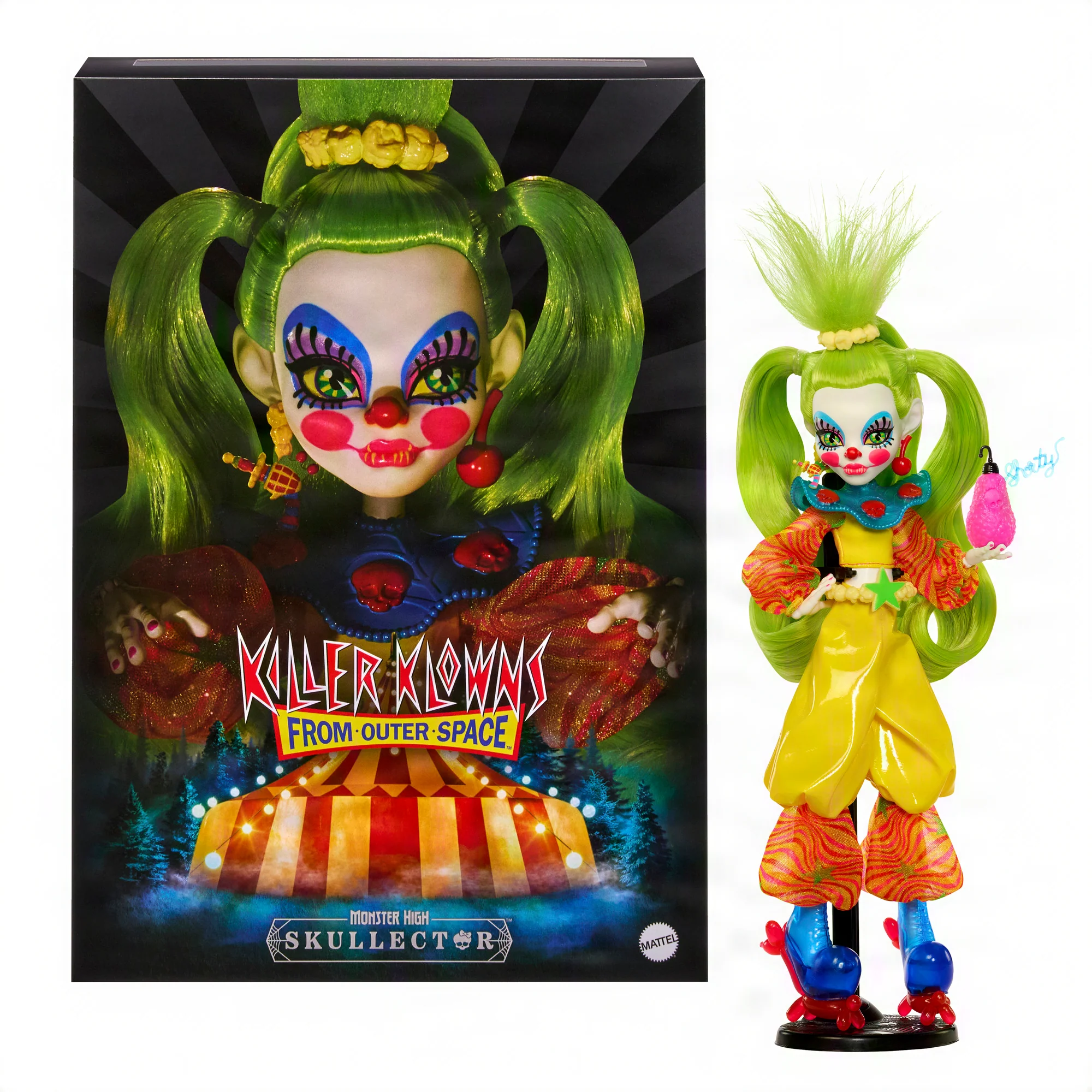 Monster High-Poupée Shorty Les Clowns Tueurs Venus D’Ailleurs