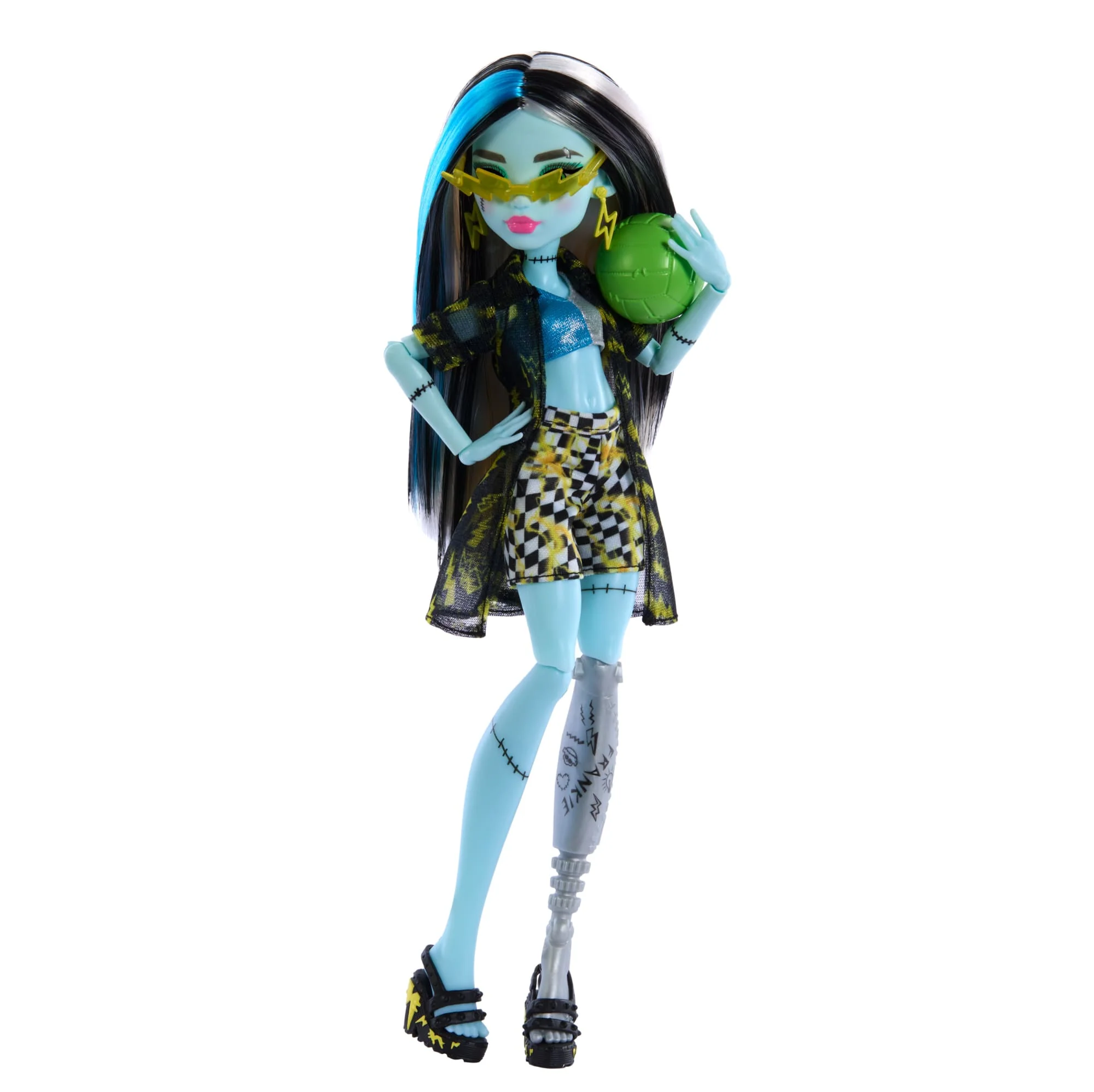 Monster High Scare-Adise Island Frankie Stein Fashion Doll With Swimsuit & Accessories - Image 2