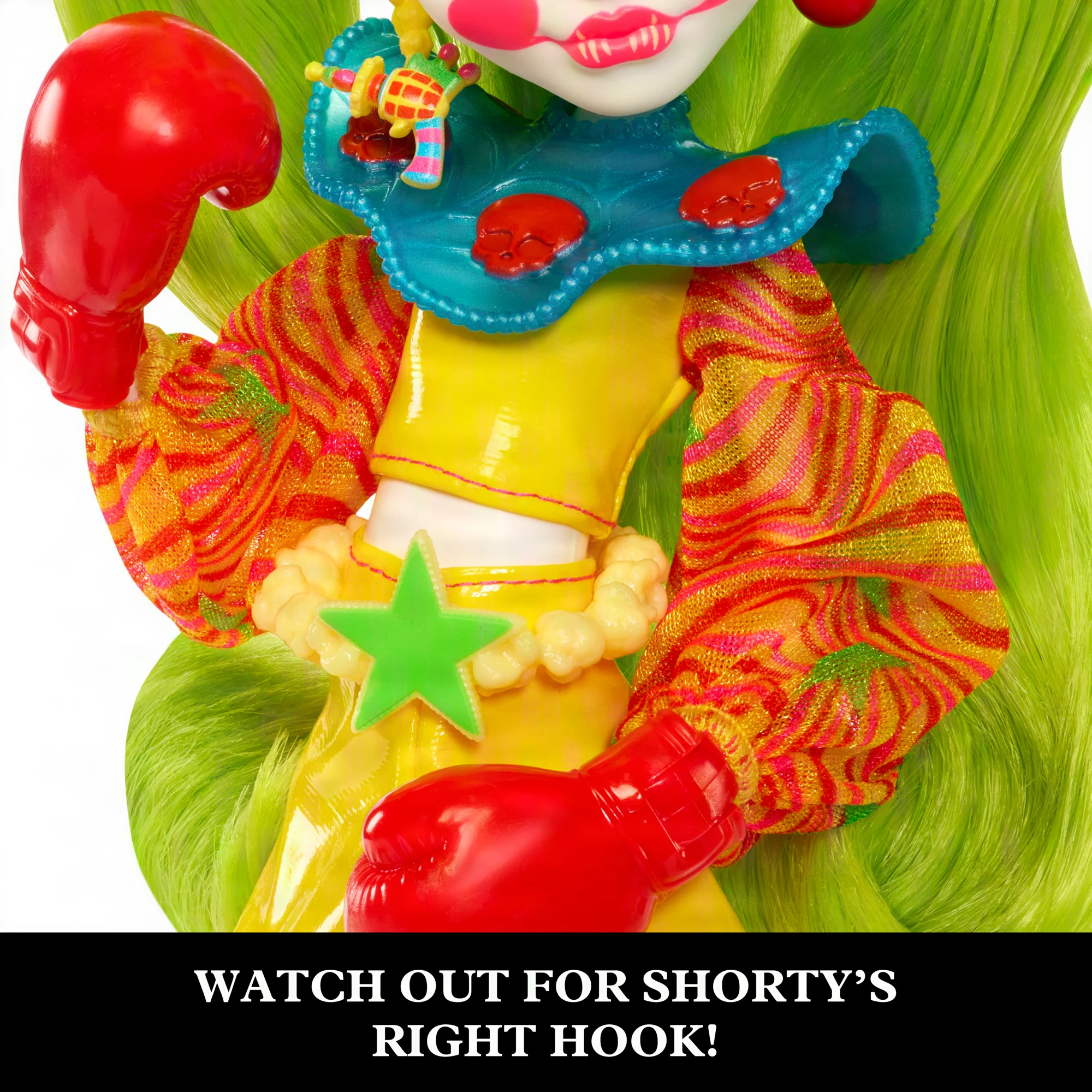 Monster High Skullector Killer Klowns From Outer Space Collectible Doll, Shorty In Yellow Outfit - Image 2