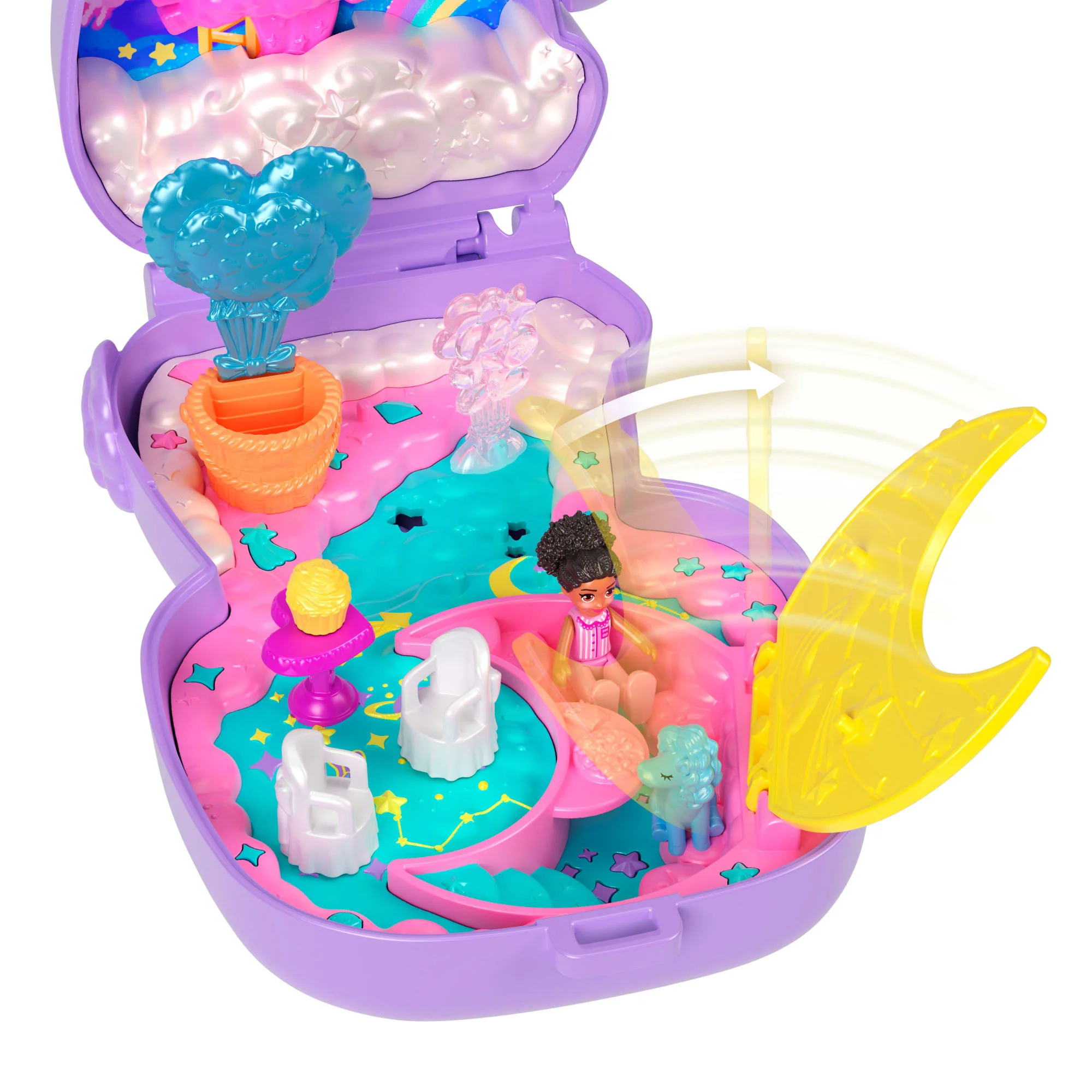 Polly Pocket Coffret Au Pays des Rêves Mini-Figurine et Licorne - Image 5