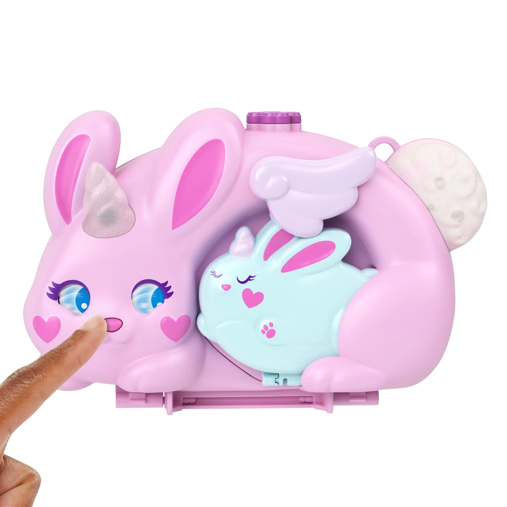 Polly Pocket Conjunto de Brinquedo Compacto Mundo Surpresa Coelhinho - Image 3