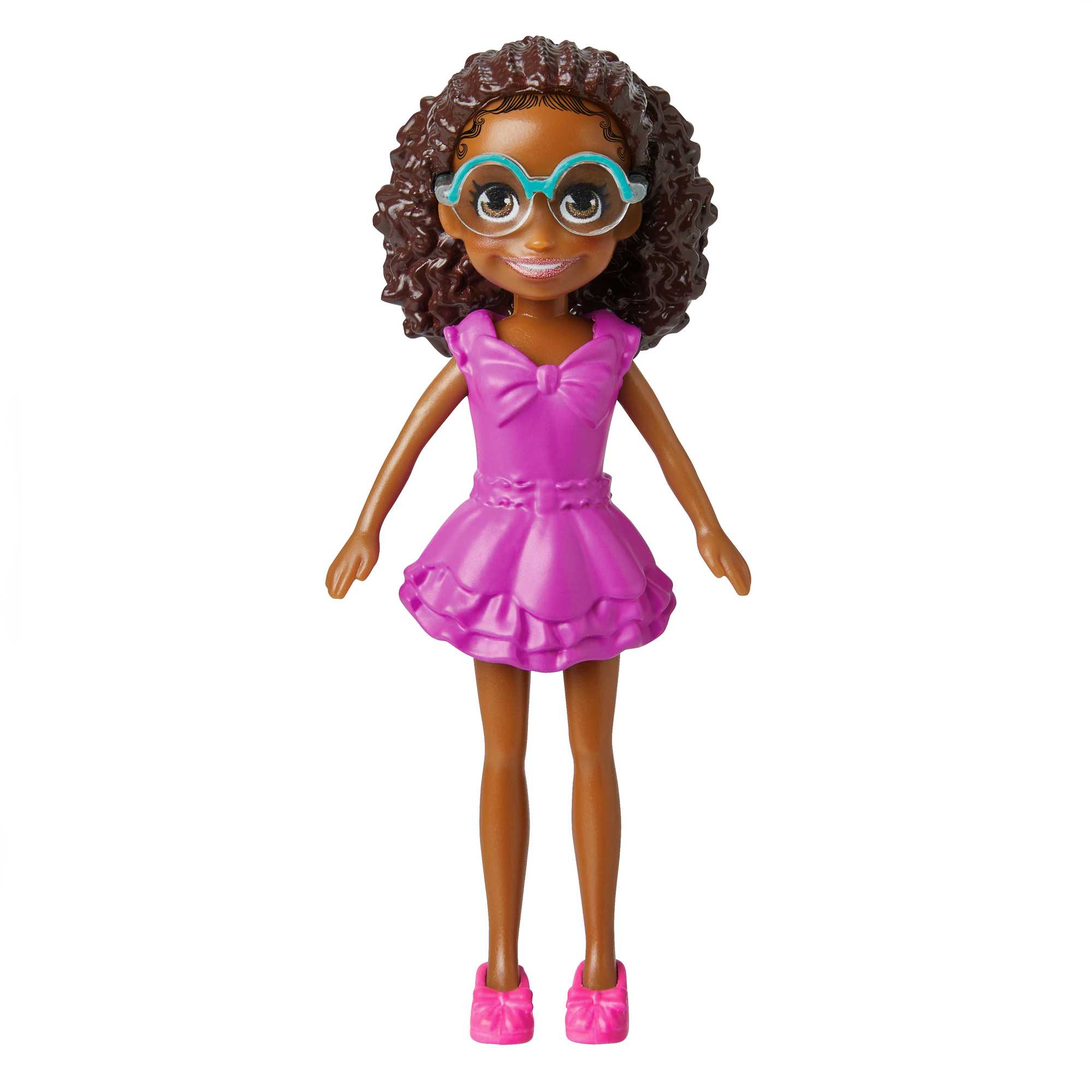 Polly Pocket Conjunto de Brinquedo Pacote de Modas Médio Shani Color Pop - Image 4