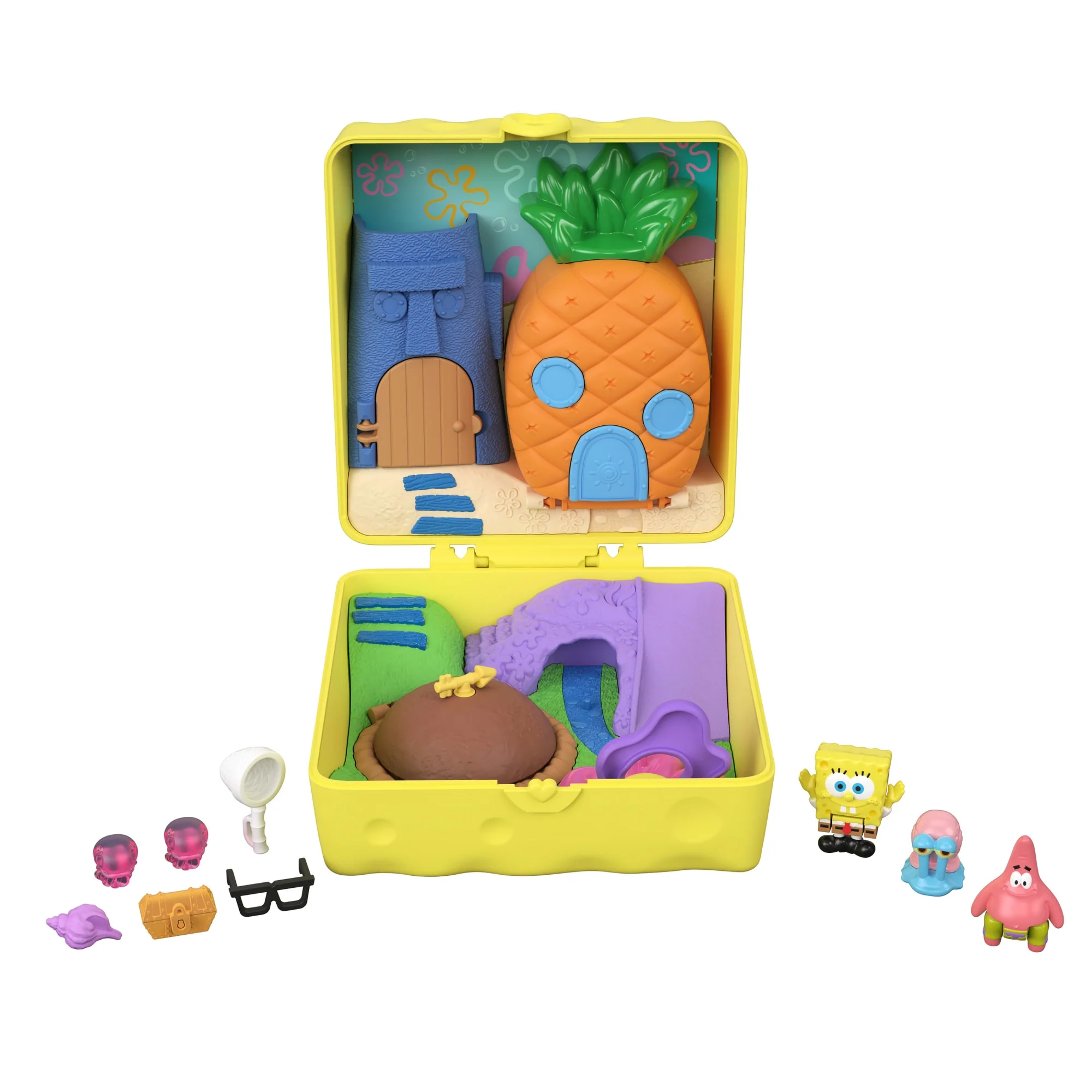 Polly Pocket Conjunto de Brinquedo Polly pocket conjunto de brinquedo compacto bob esponja - Image 2