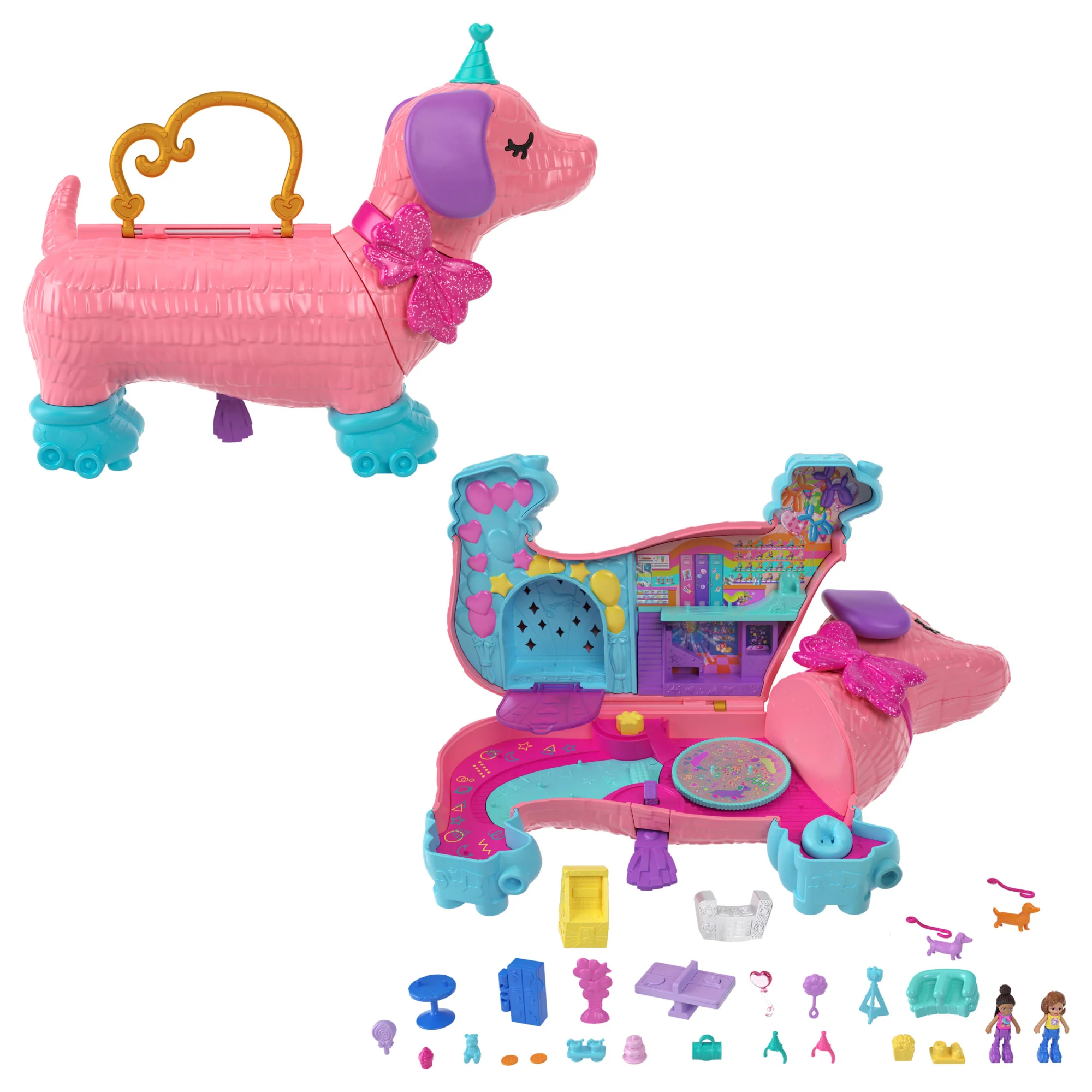 Polly Pocket La Fête des Chiots, 2 Poupées