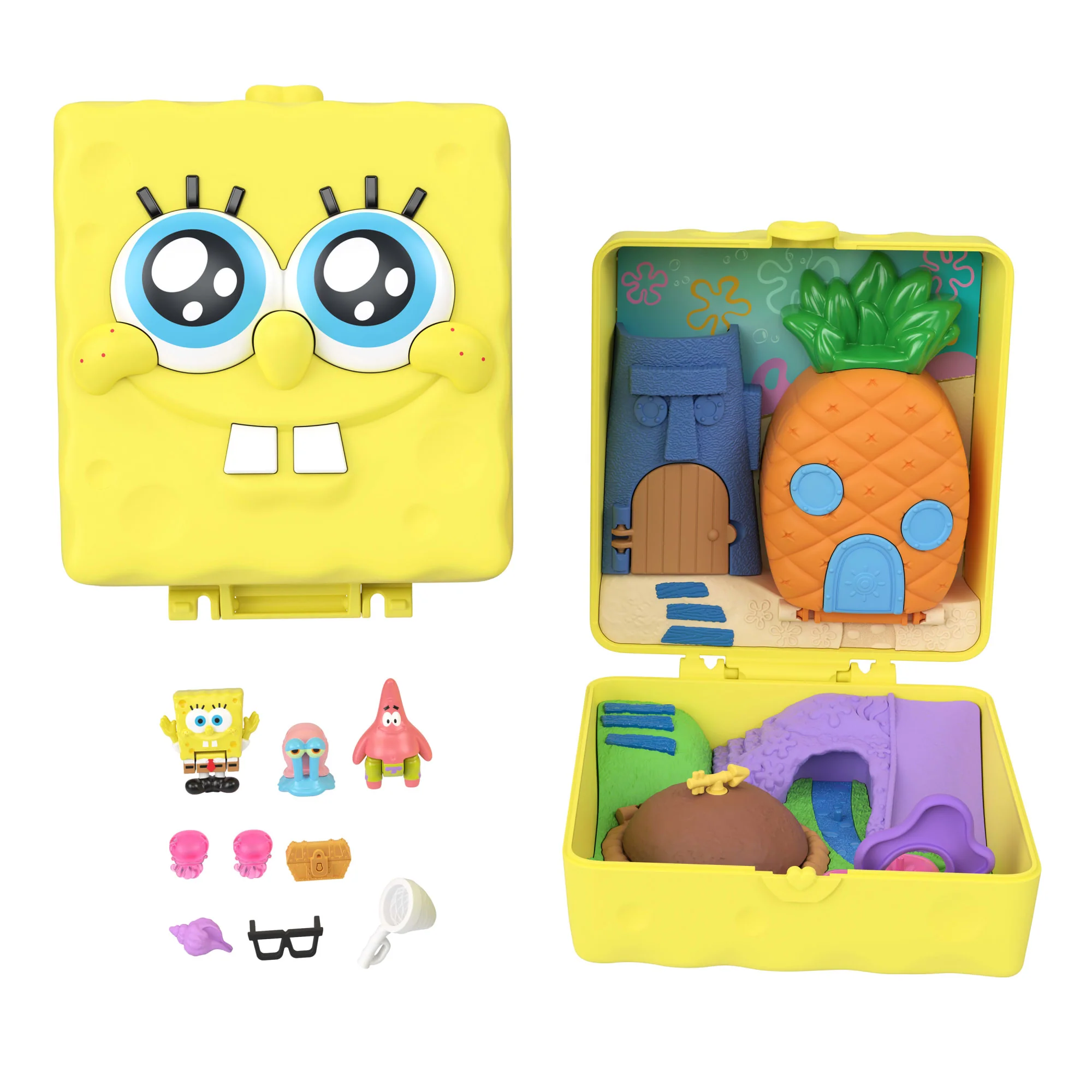 Polly Pocket PP Core Set de Juego Compacto Bob Esponja