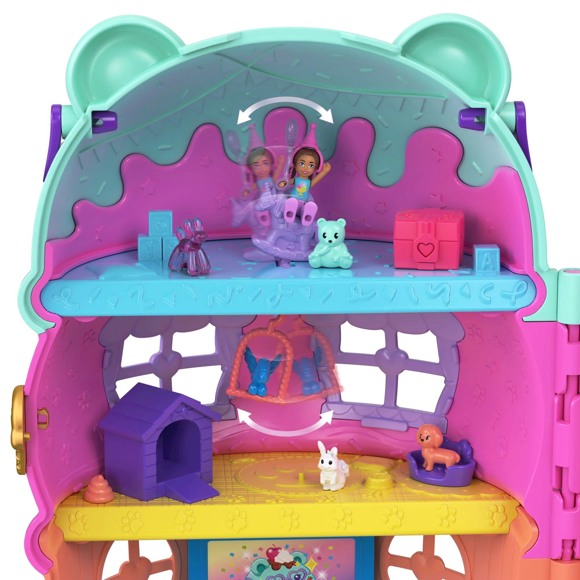 Polly Pocket Set de Juego Compacto Casa de Helado - Image 5