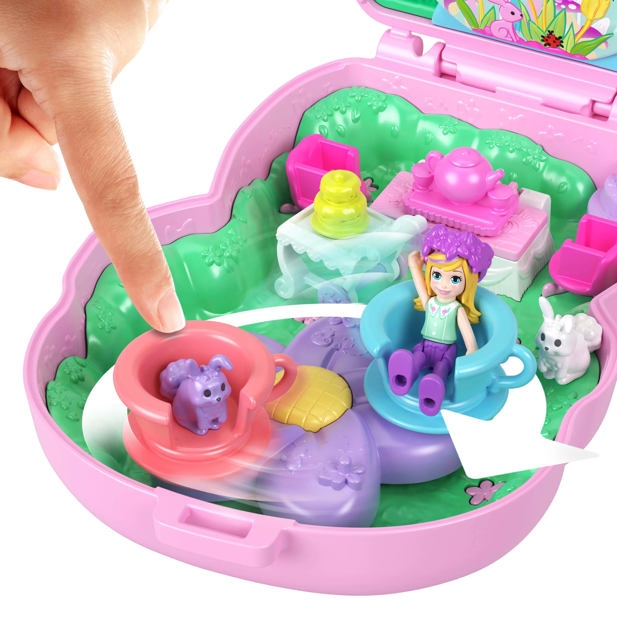Polly Pocket Set de Juego Compacto Pocket World Animalitos Sorpresa - Image 4
