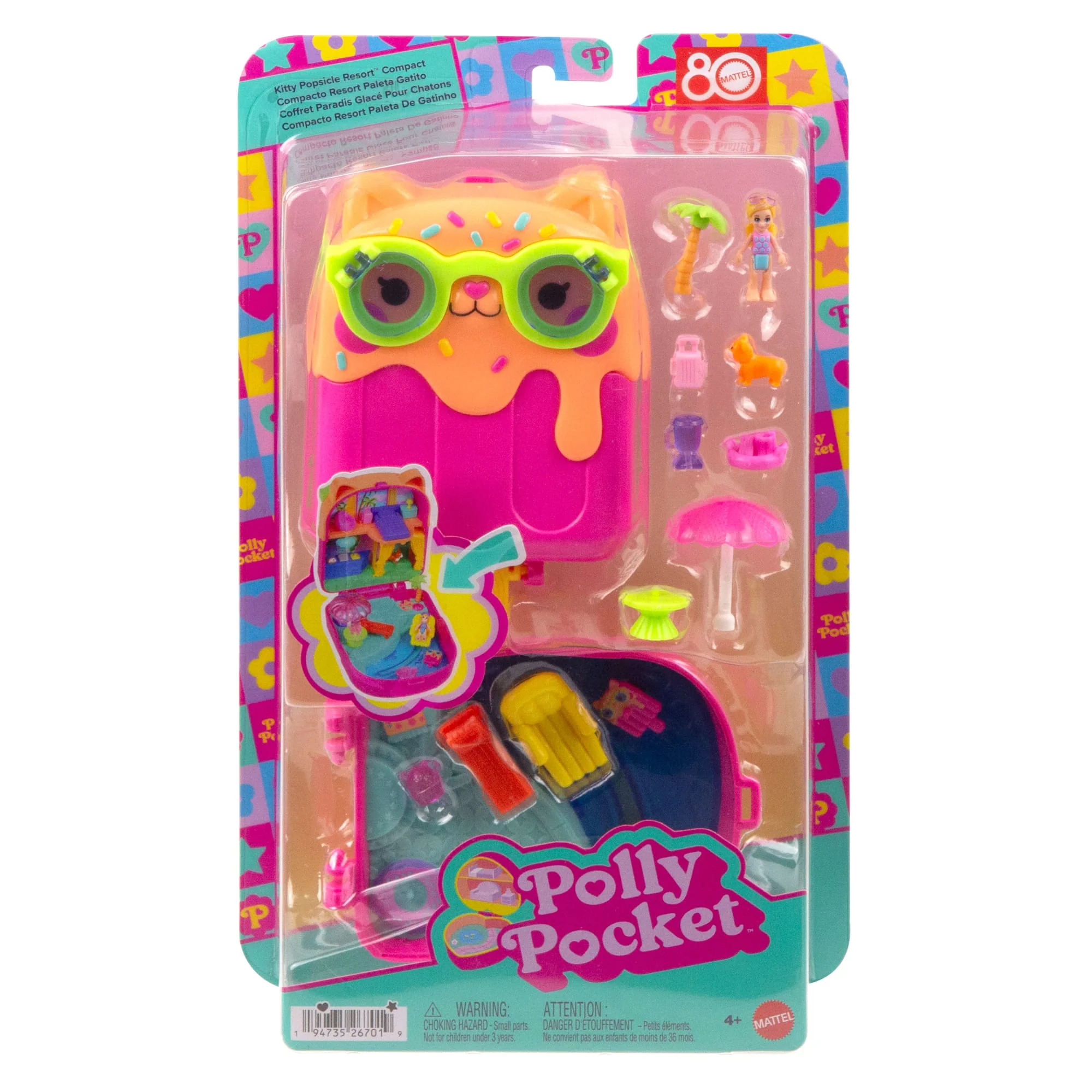 Polly Pocket Set de Juego Compacto Resort Paleta Gatito - Image 6