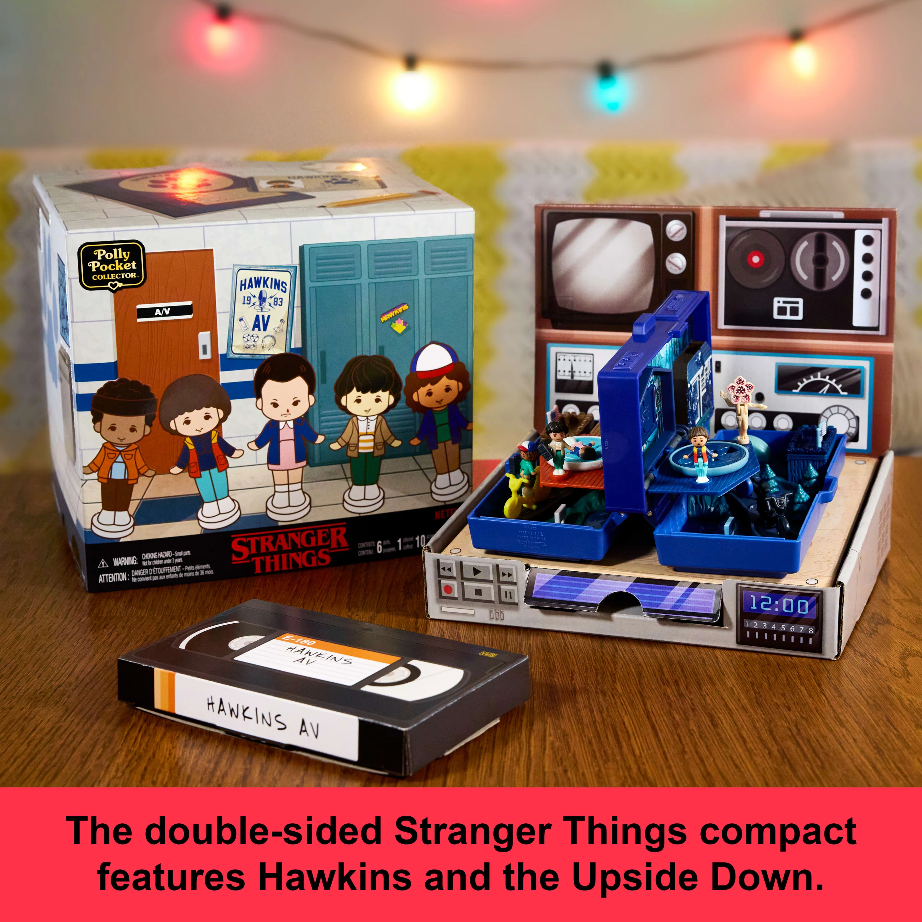 Polly Pocket Collector Stranger Things Compact, Special Edition Dolls And Playset - Image 2