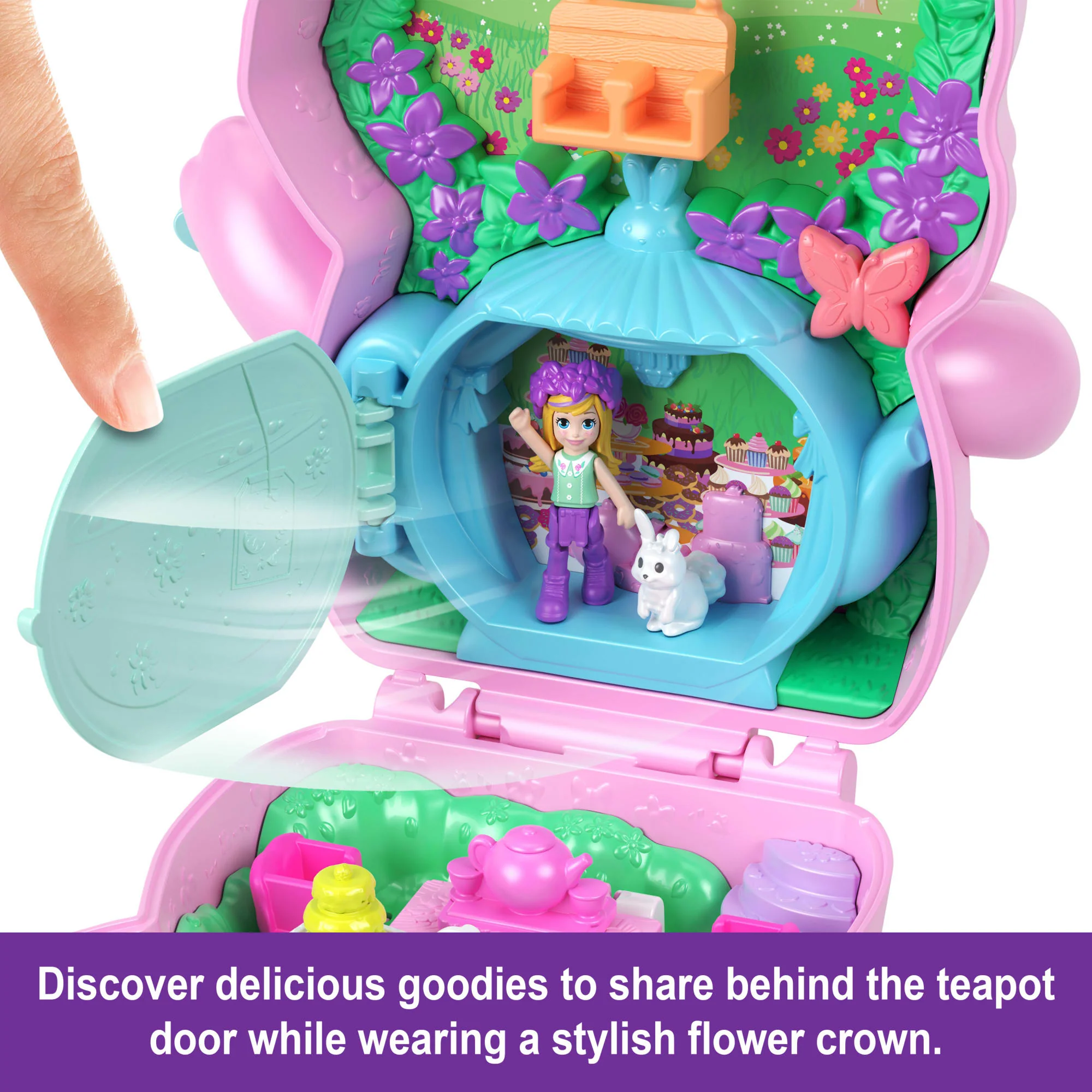 Polly Pocket Core Compact Playsets With Doll, Pet, & Accessories, Travel Toys With Surprise Reveals - Image 5