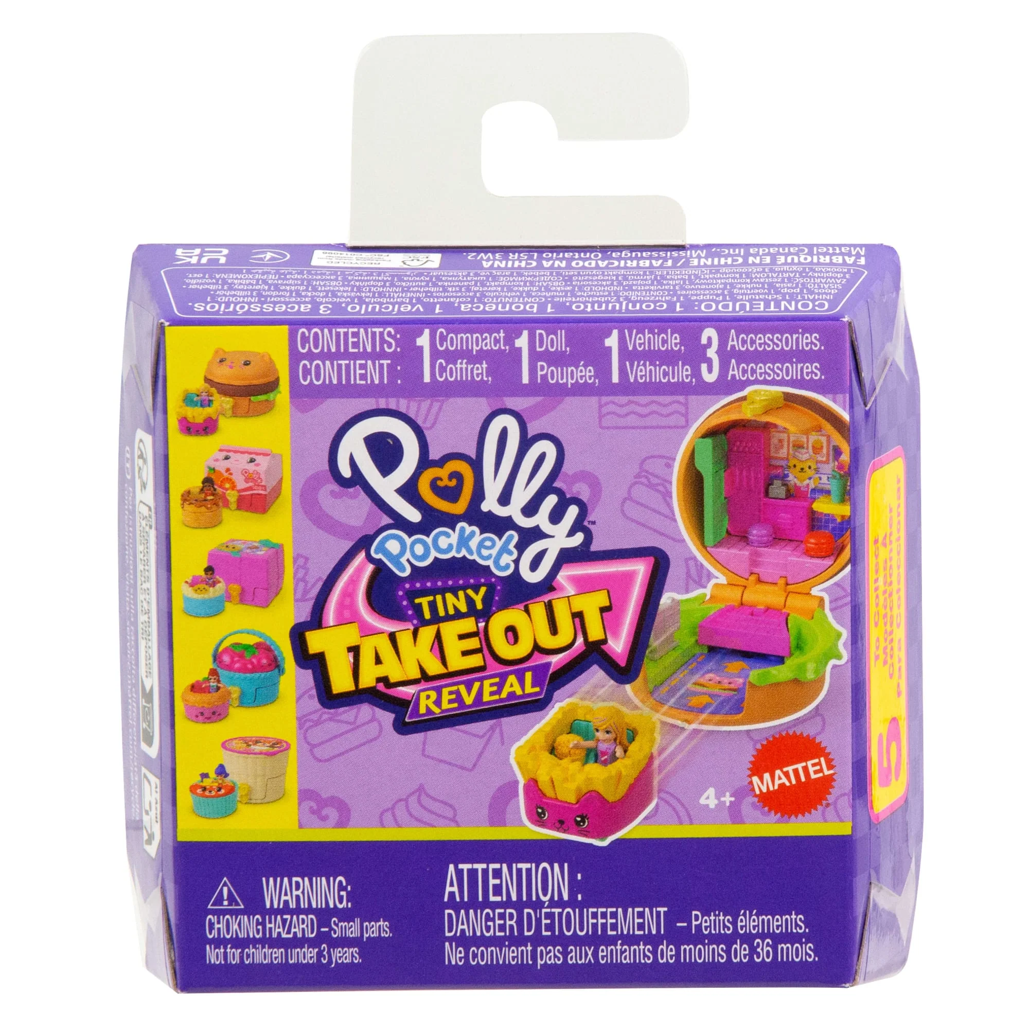 Polly Pocket Tiny Take Out Reveal Assortiment, Thème Alimentaire - Image 6
