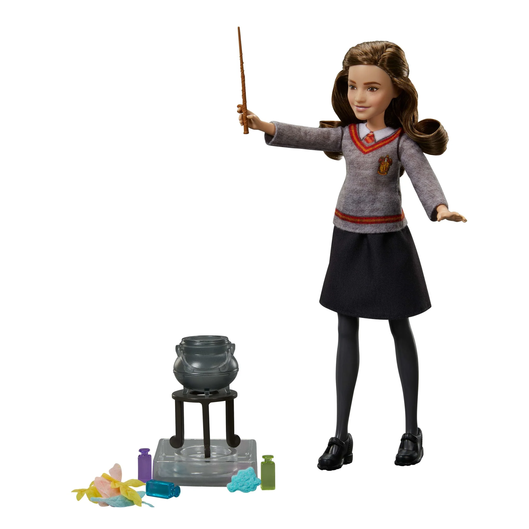 Polyjuice Potions Hermione Granger Doll & Playset, Movie-Inspired Outfit, 13 Accessories & Fizz - Image 5
