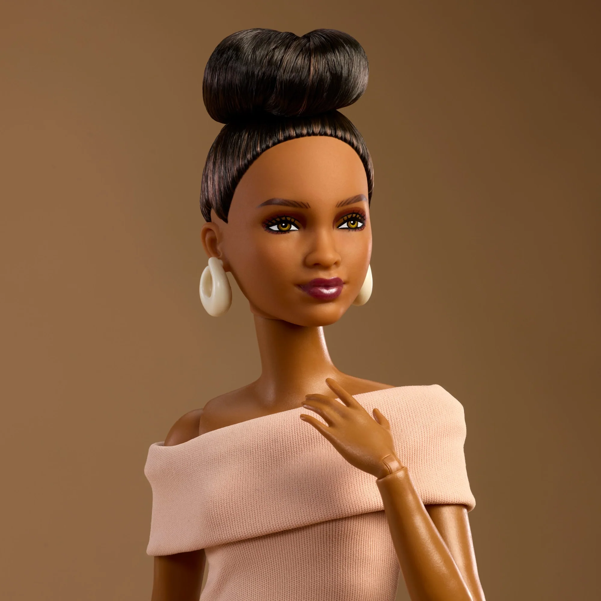 Barbie-Barbie Basics Modèle 08-Poupée Brune Avec Robe Brune - Image 3