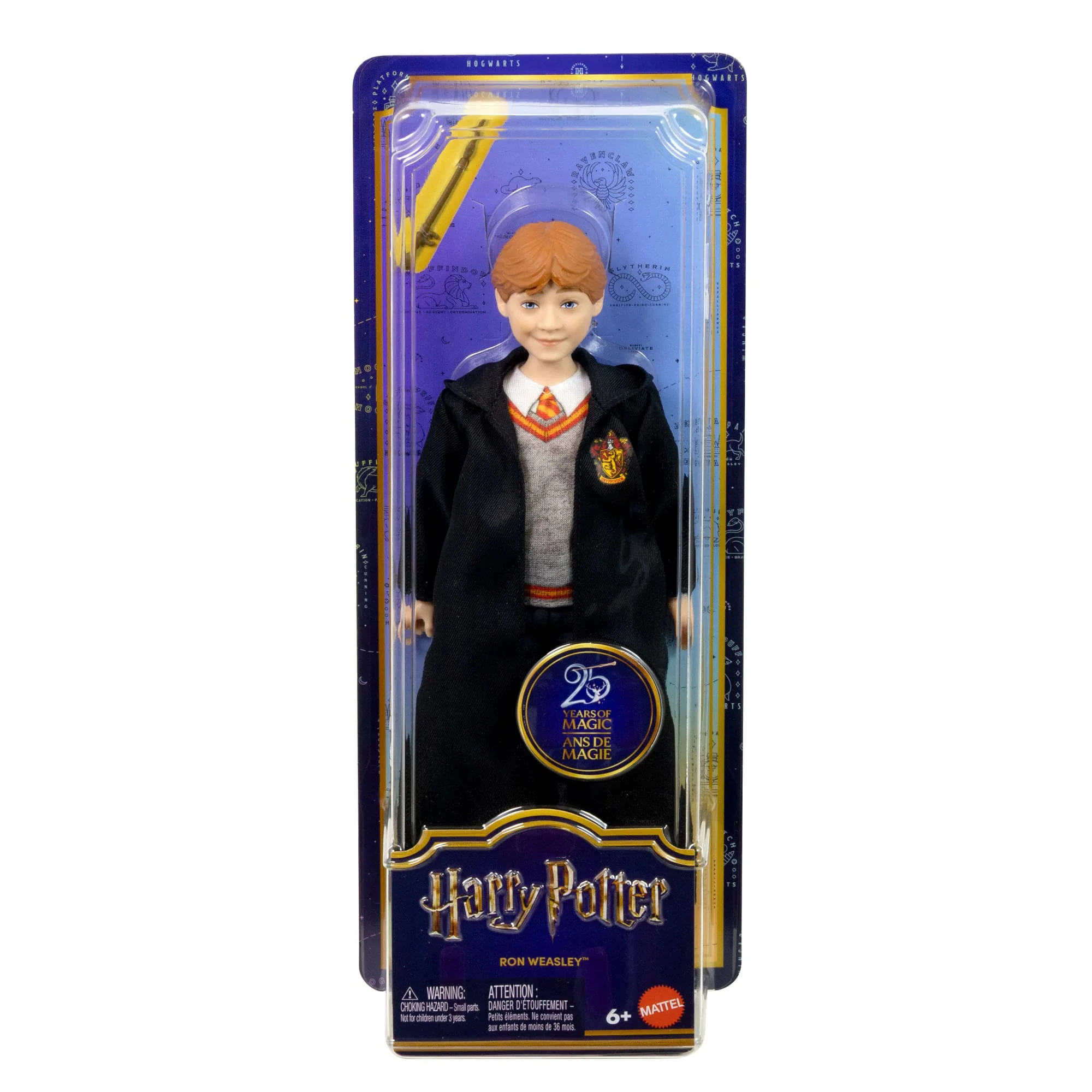 Ron Weasley Fashion Doll in Signature Hogwarts Uniform With Wand Accessory, Inspired By The Movie - Image 6