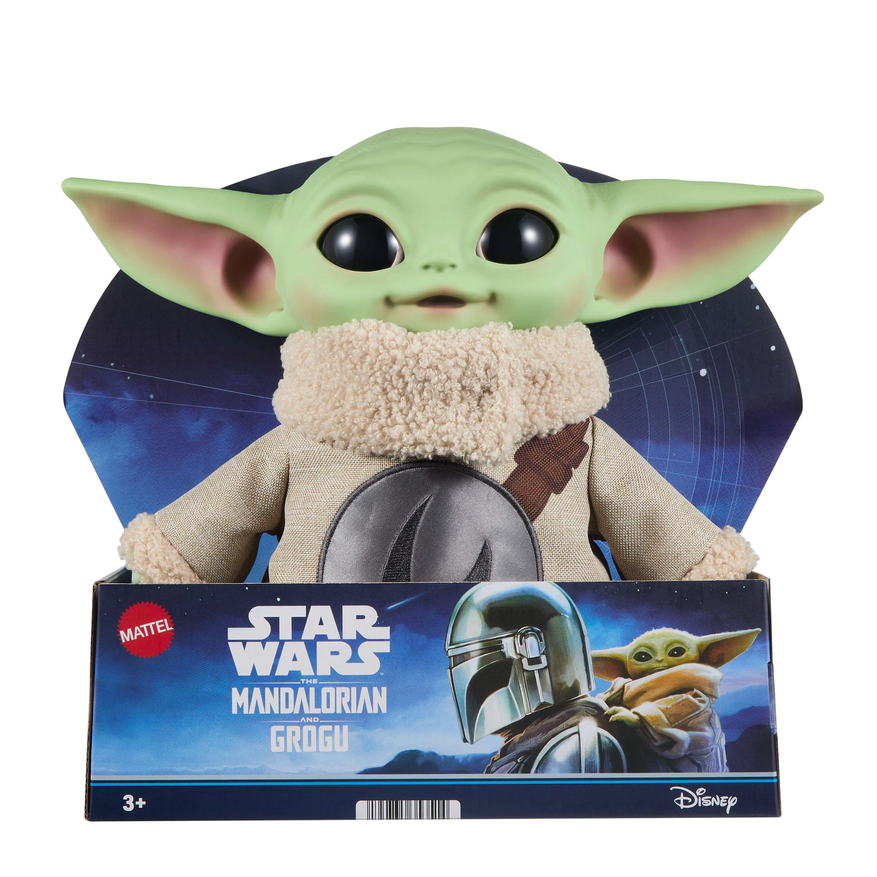 Star Wars The Mandalorian & Grogu Movie Grogu Rondel Design Vinyl Head Soft Plush - Image 6