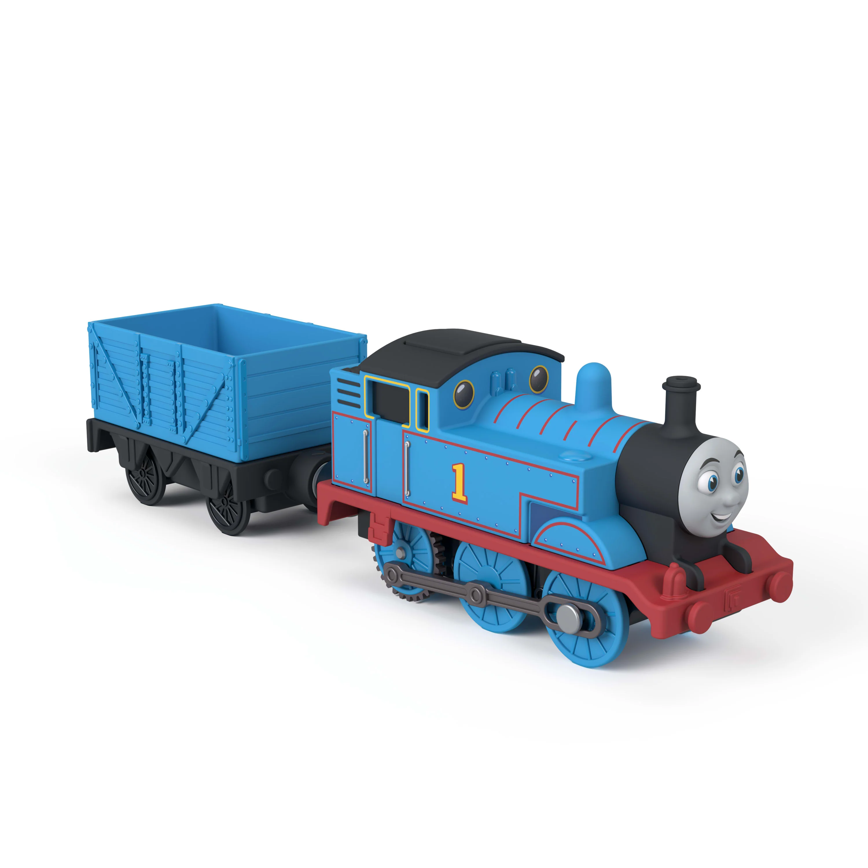 Thomas & Friends By Fisher-Price Motorized Thomas Engine, Battery-Powered Toy Train & Cargo - Image 3
