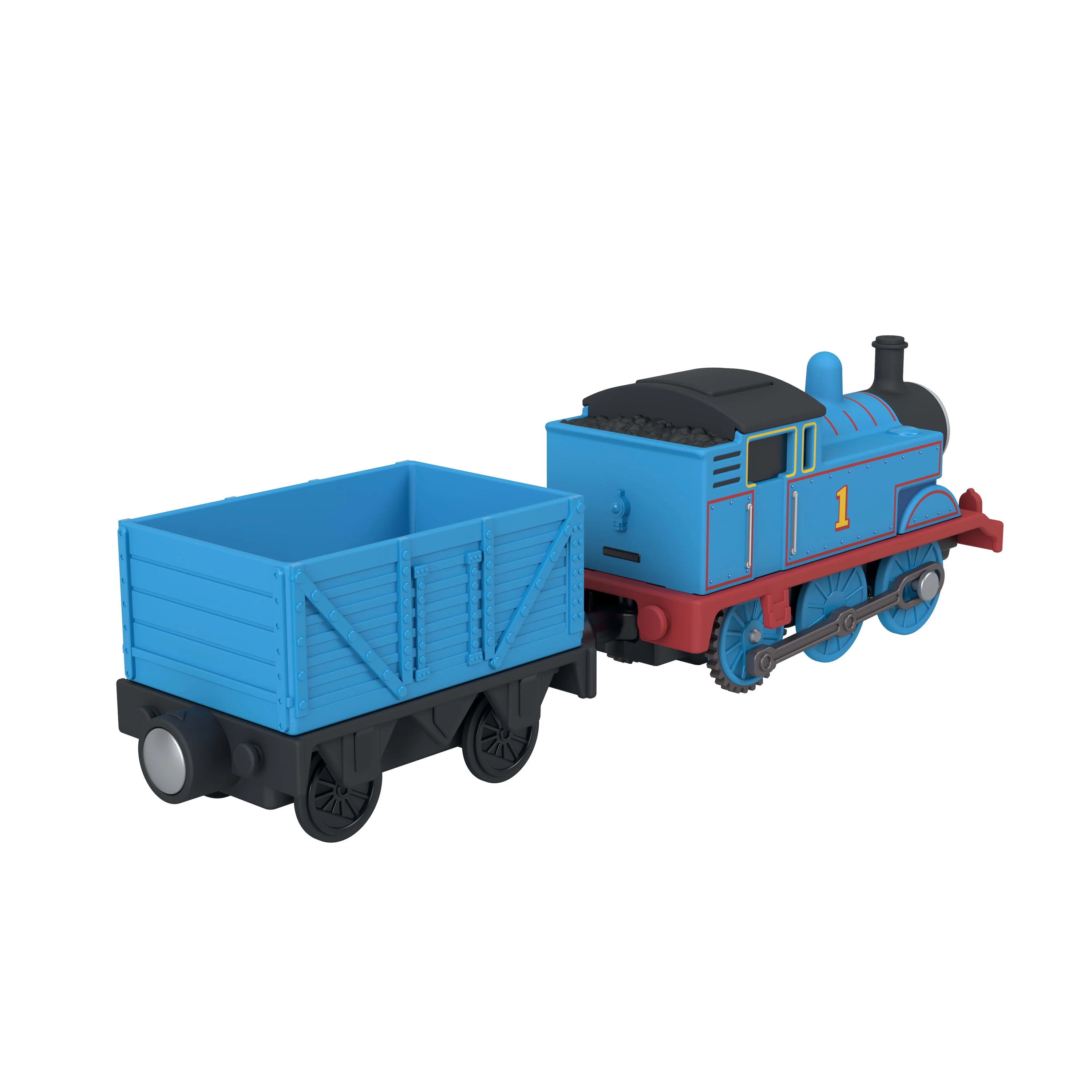 Thomas & Friends By Fisher-Price Motorized Thomas Engine, Battery-Powered Toy Train & Cargo - Image 4