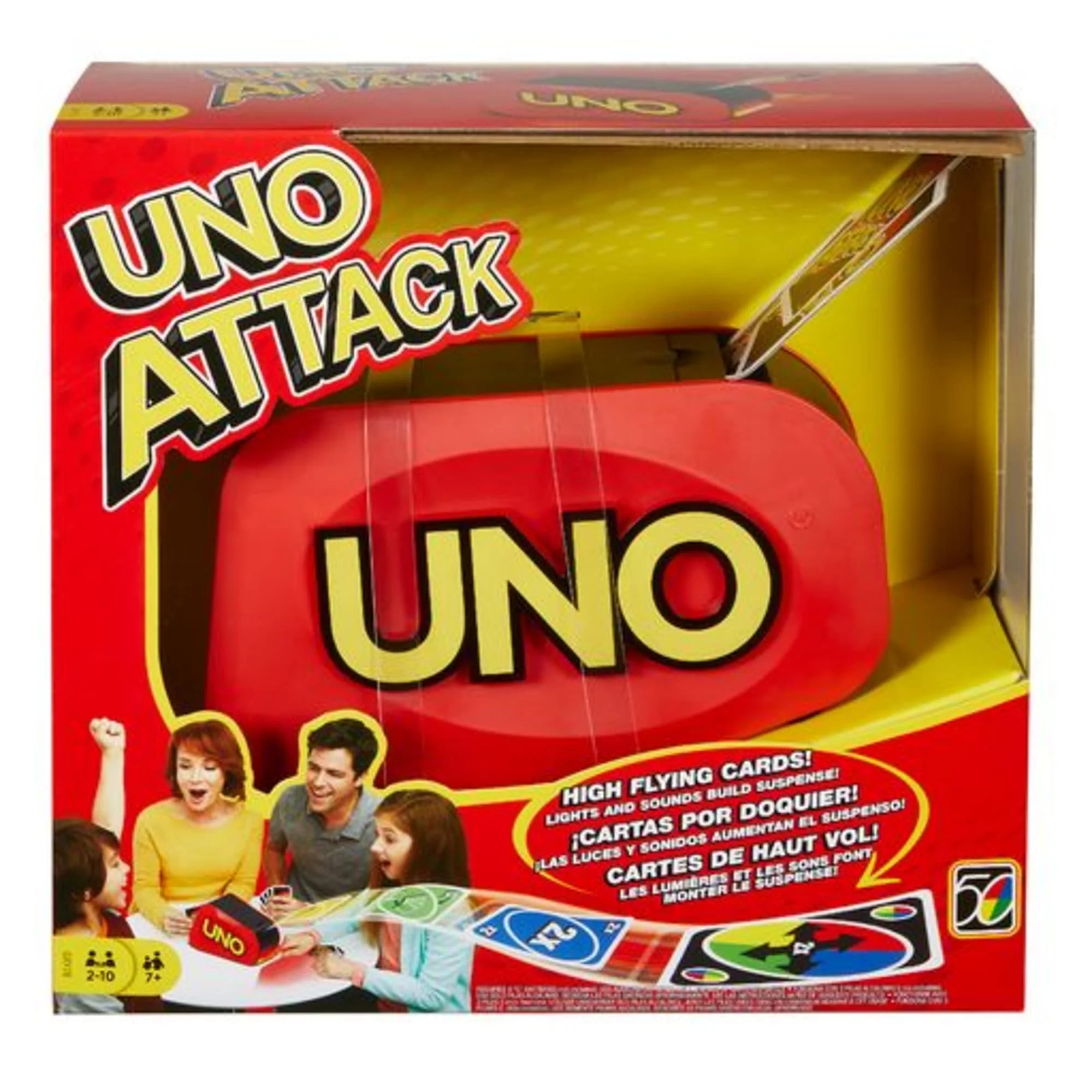 Uno Attack™ Jeu de Cartes, Distributeur Aléatoire, 2 à 10Joueurs - Image 6