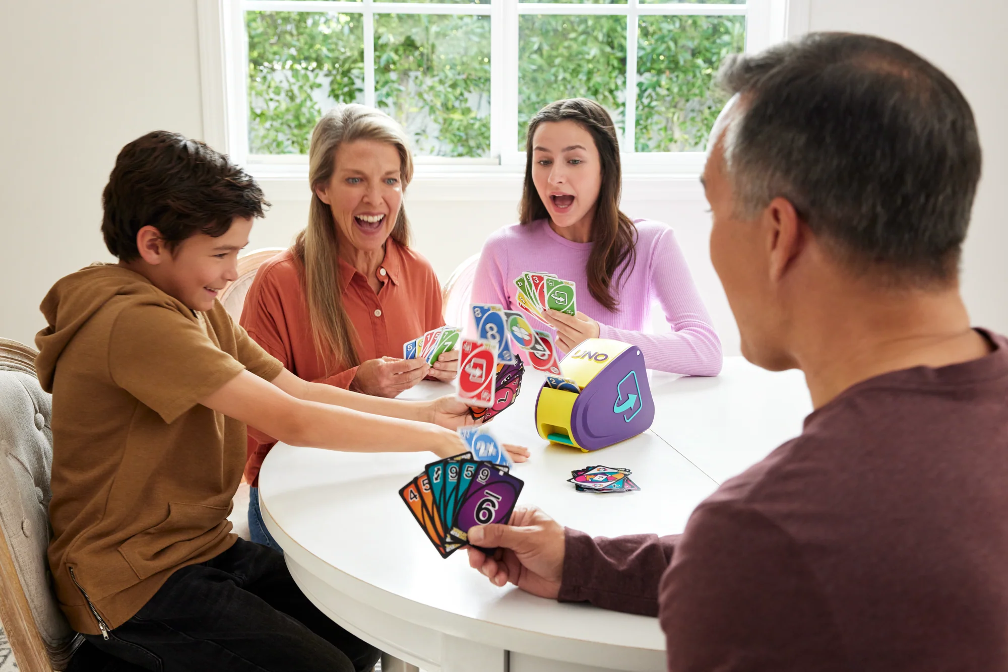 UNO Flip Attack Card Game For Family Nights, Game Nights, Travel, Camping & Parties - Image 2