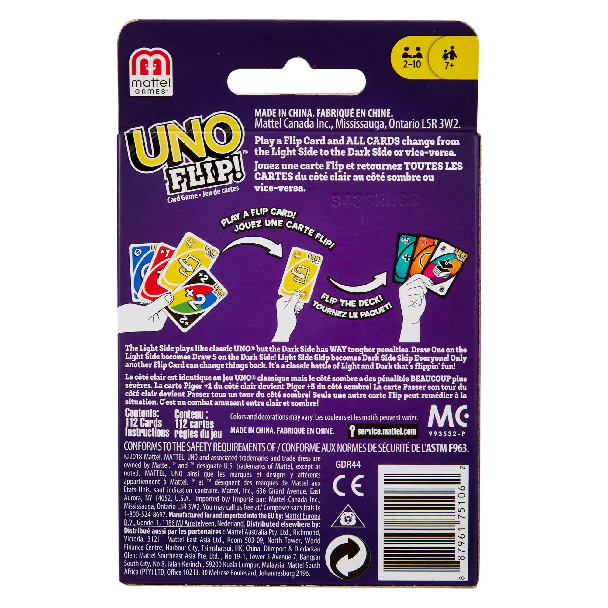 UNO Flip! Card Game With Double-Sided Deck For Families & Game Nights - Image 4
