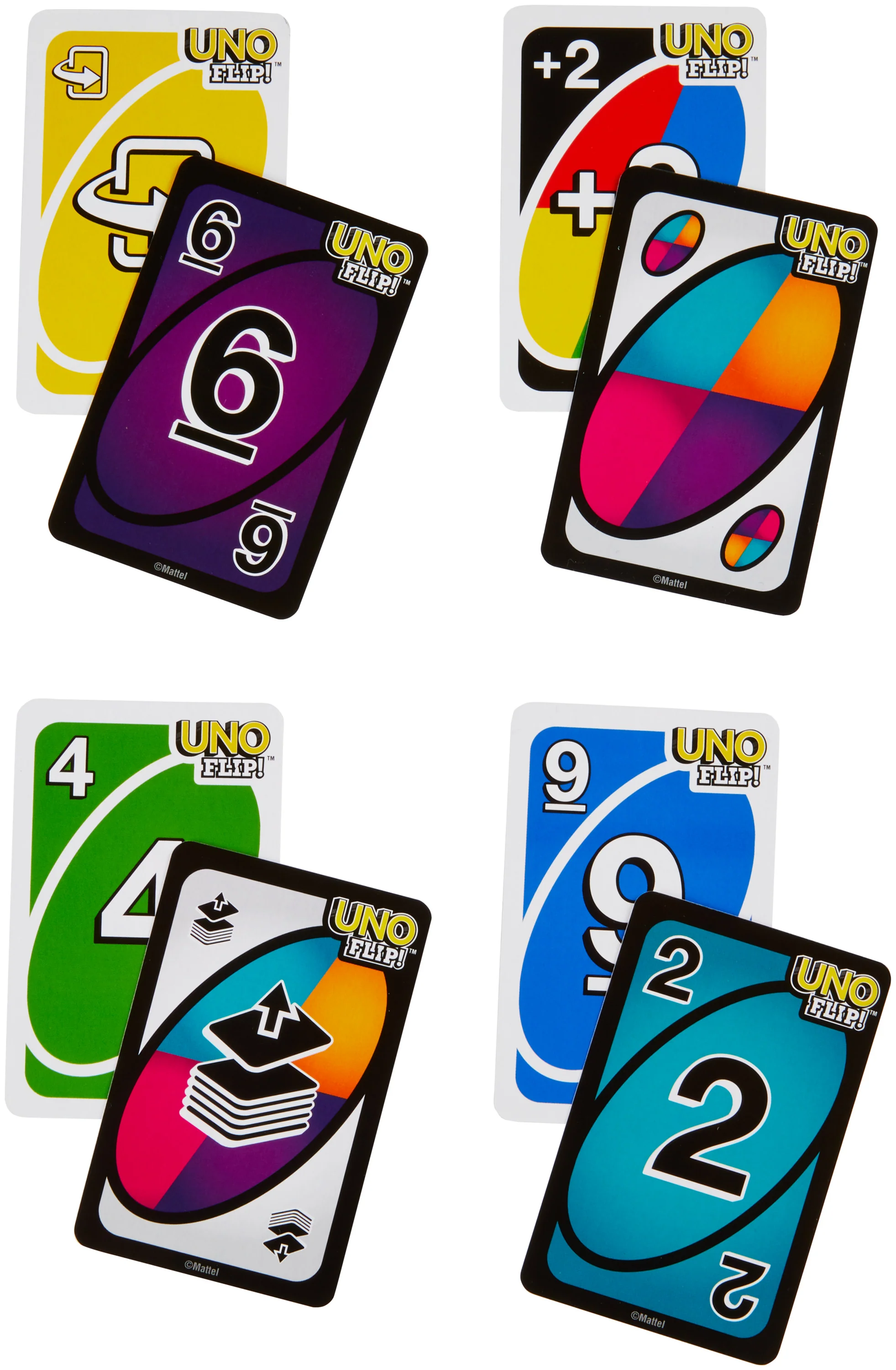 UNO Flip! Card Game With Color Blind Accessible Deck For Kids, Adults & Family Night - Image 2