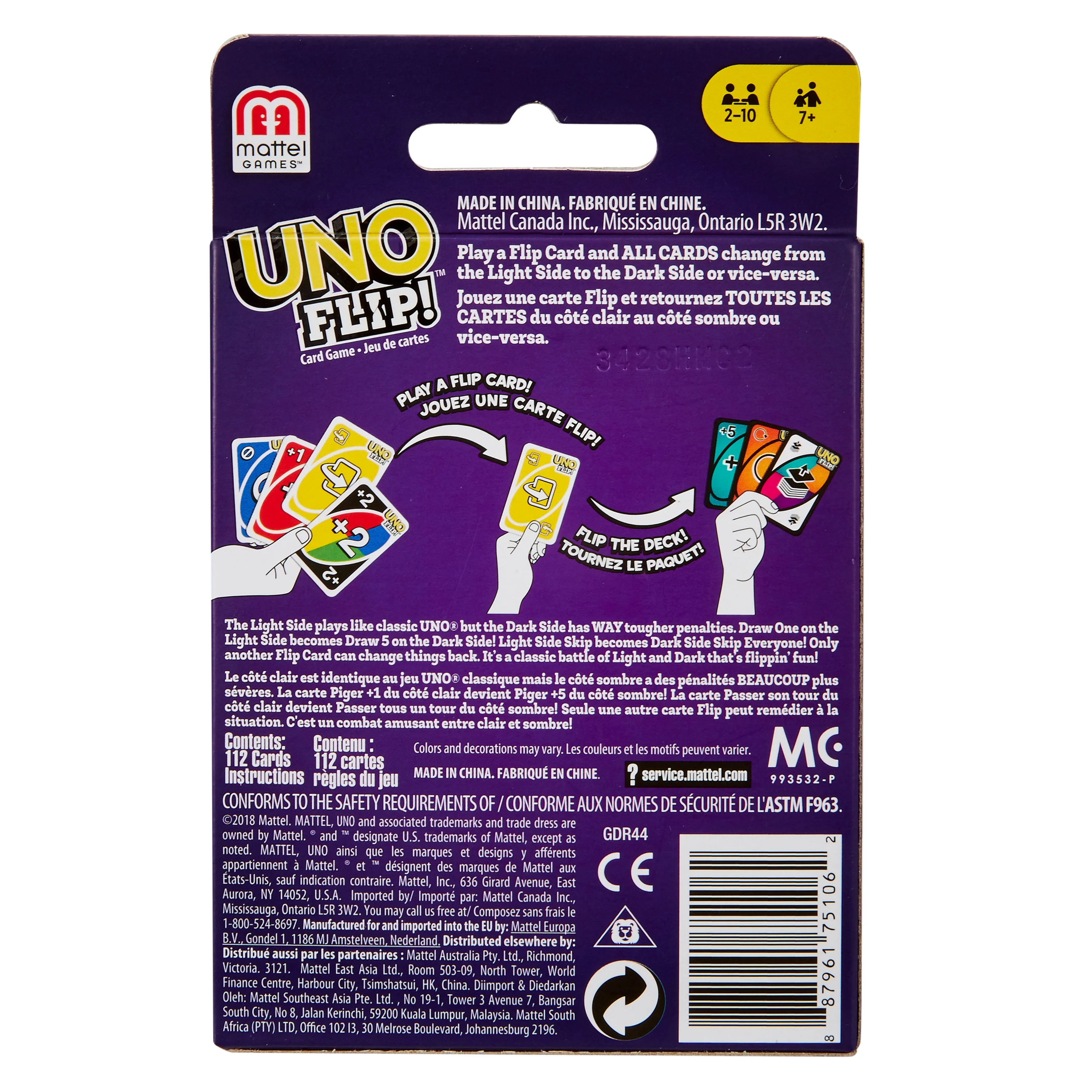 UNO Flip! Card Game With Color Blind Accessible Deck For Kids, Adults & Family Night - Image 3