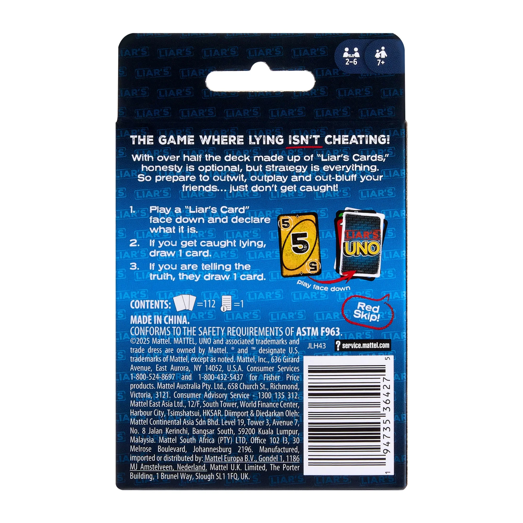 UNO Jogo de Cartas UNO LIARS - Image 6