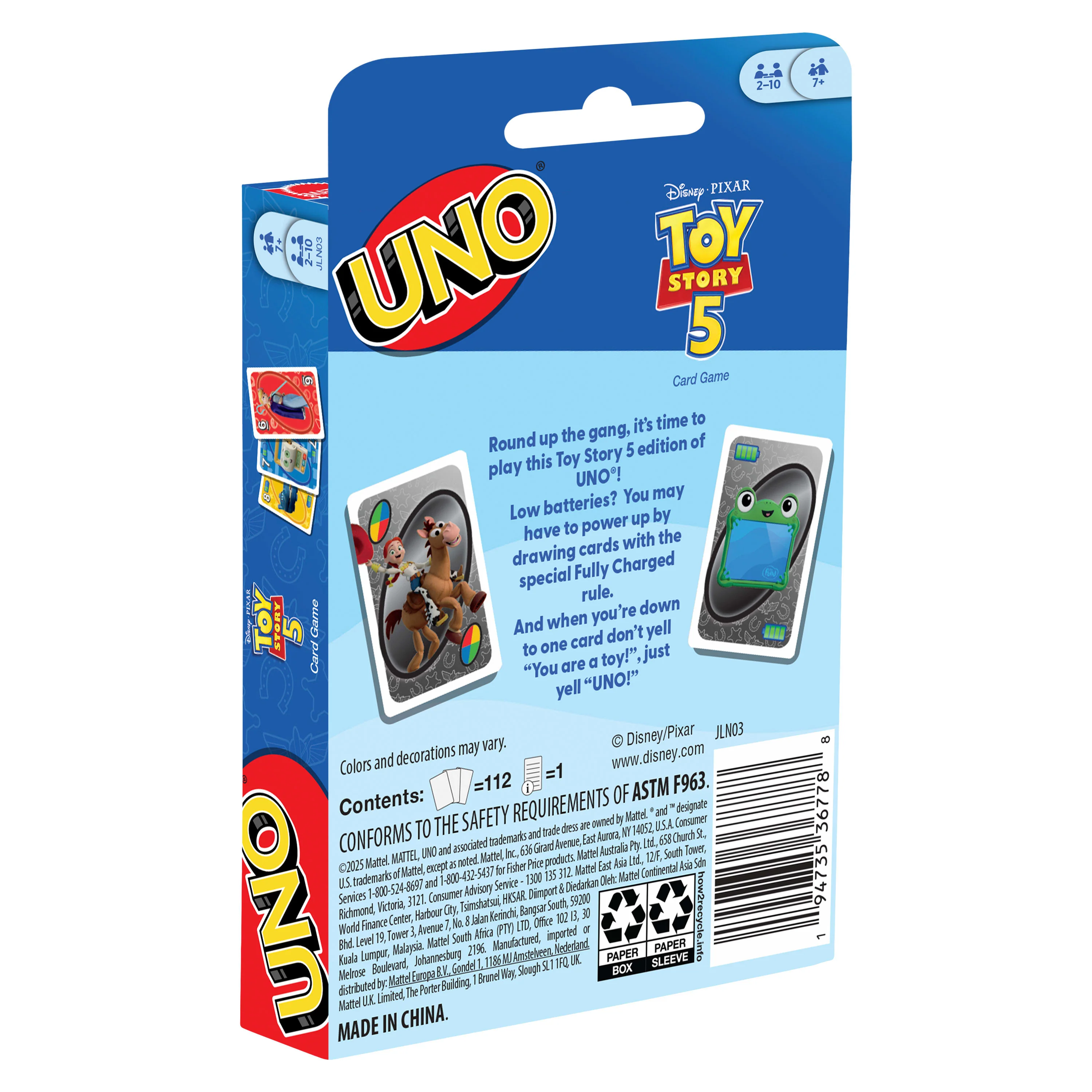 UNO TOY STORY 5 - Image 5