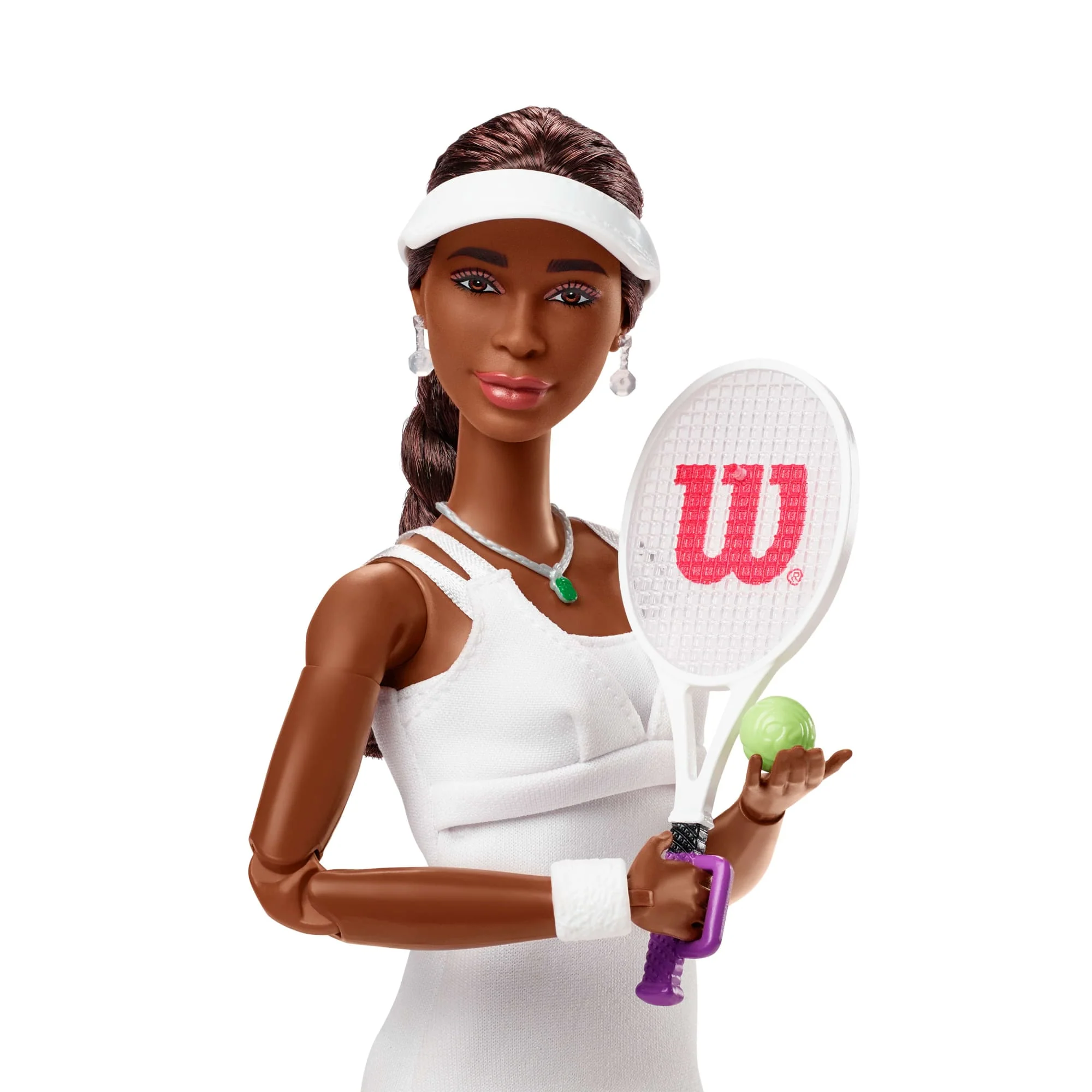 Barbie inspiring Women Series, Venus Williams Fashion Doll With Signature Tennis Uniform - Image 4