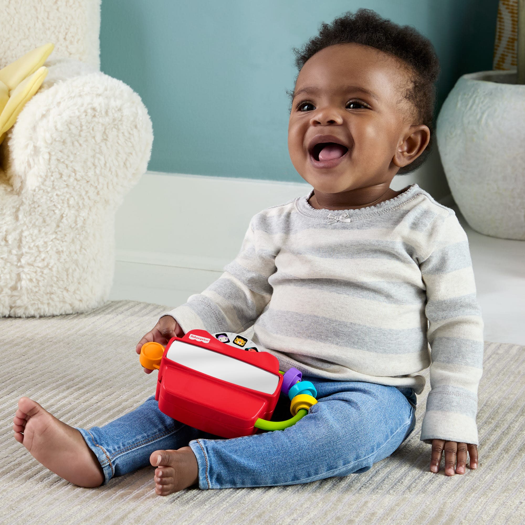 Visionneuse Sensorielle Fisher-Price Pour Bébé, Jouet Favorisant Le Développement de La Motricité Fine - Image 2
