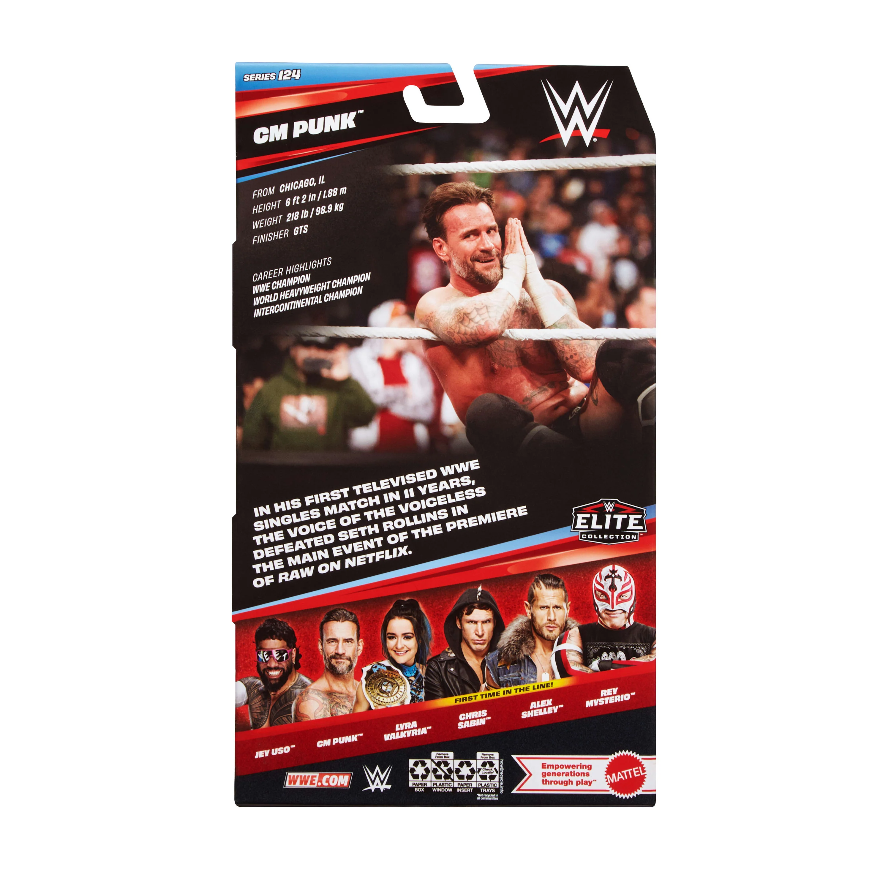 Wwe Élite Cm Punk Figurine Articulée - Image 6