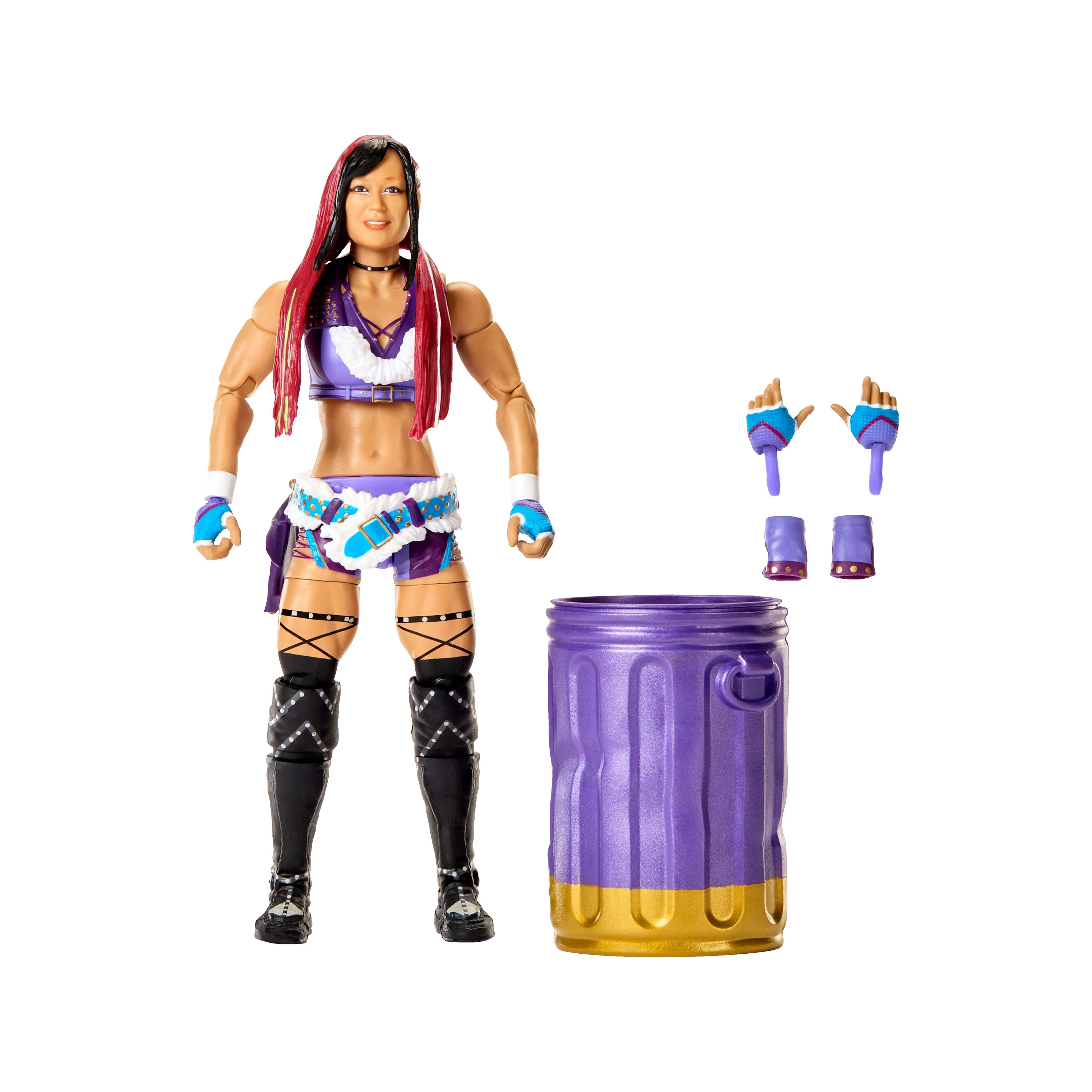 WWE Elite Iyo Sky Action Figure, Series #122 Set, 6-inch Collectible With Articulation & Accessories