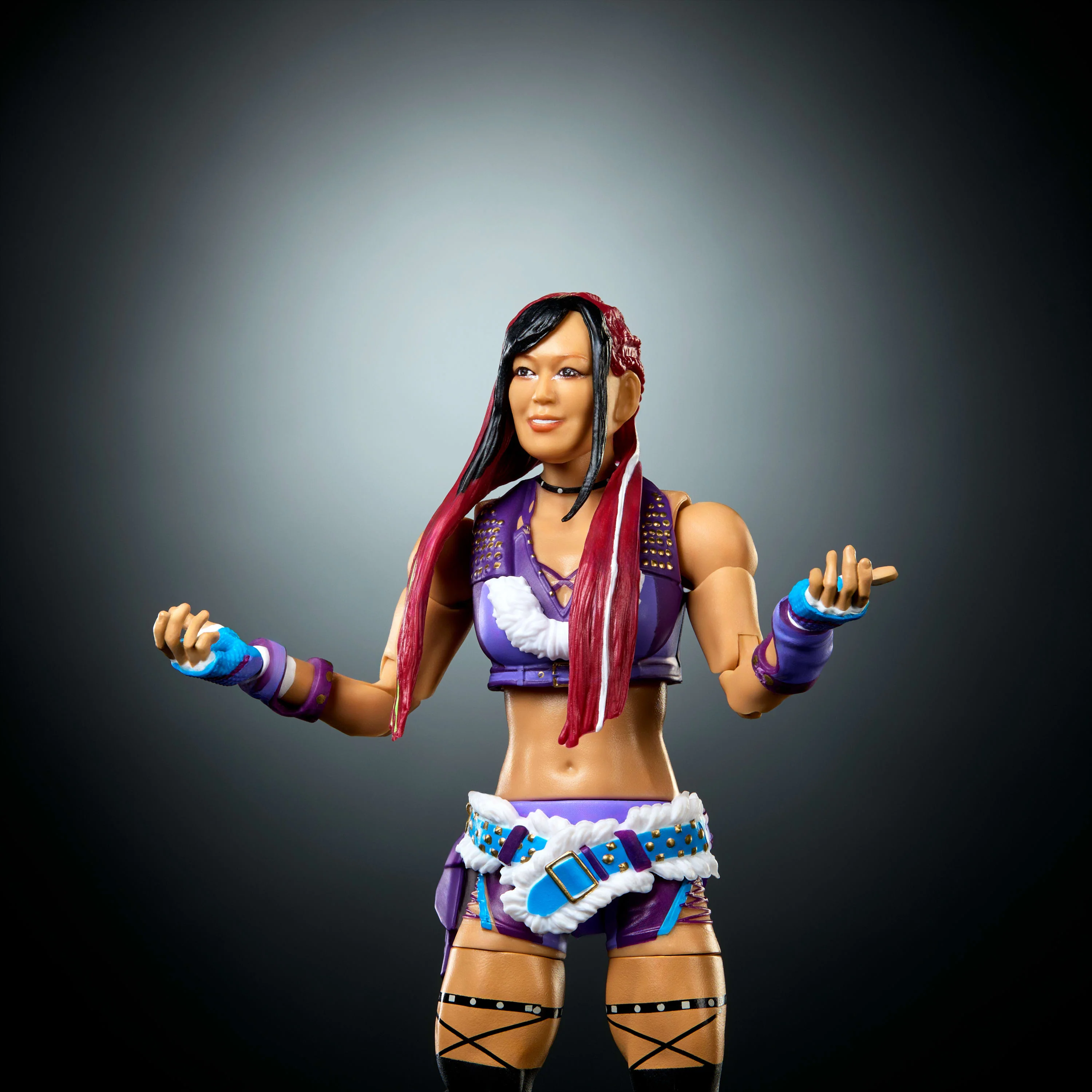 WWE Elite Iyo Sky Action Figure, Series #122 Set, 6-inch Collectible With Articulation & Accessories - Image 3